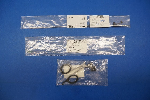 Karl Storz 31361EHM ClickLine Micro Hook Scissors, single action jaws