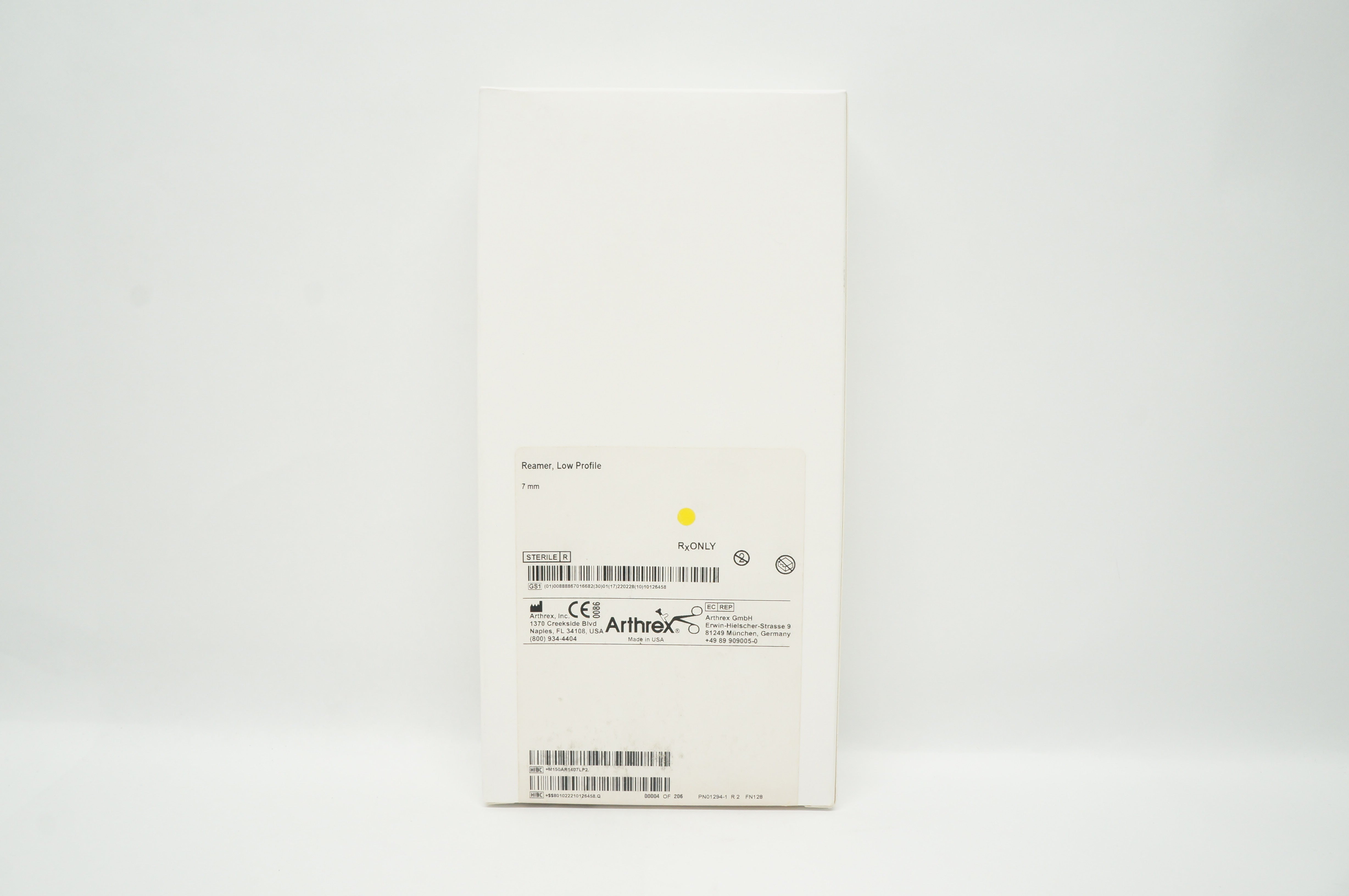 Arthrex AR-1407LP Reamer Low Profile 7mm