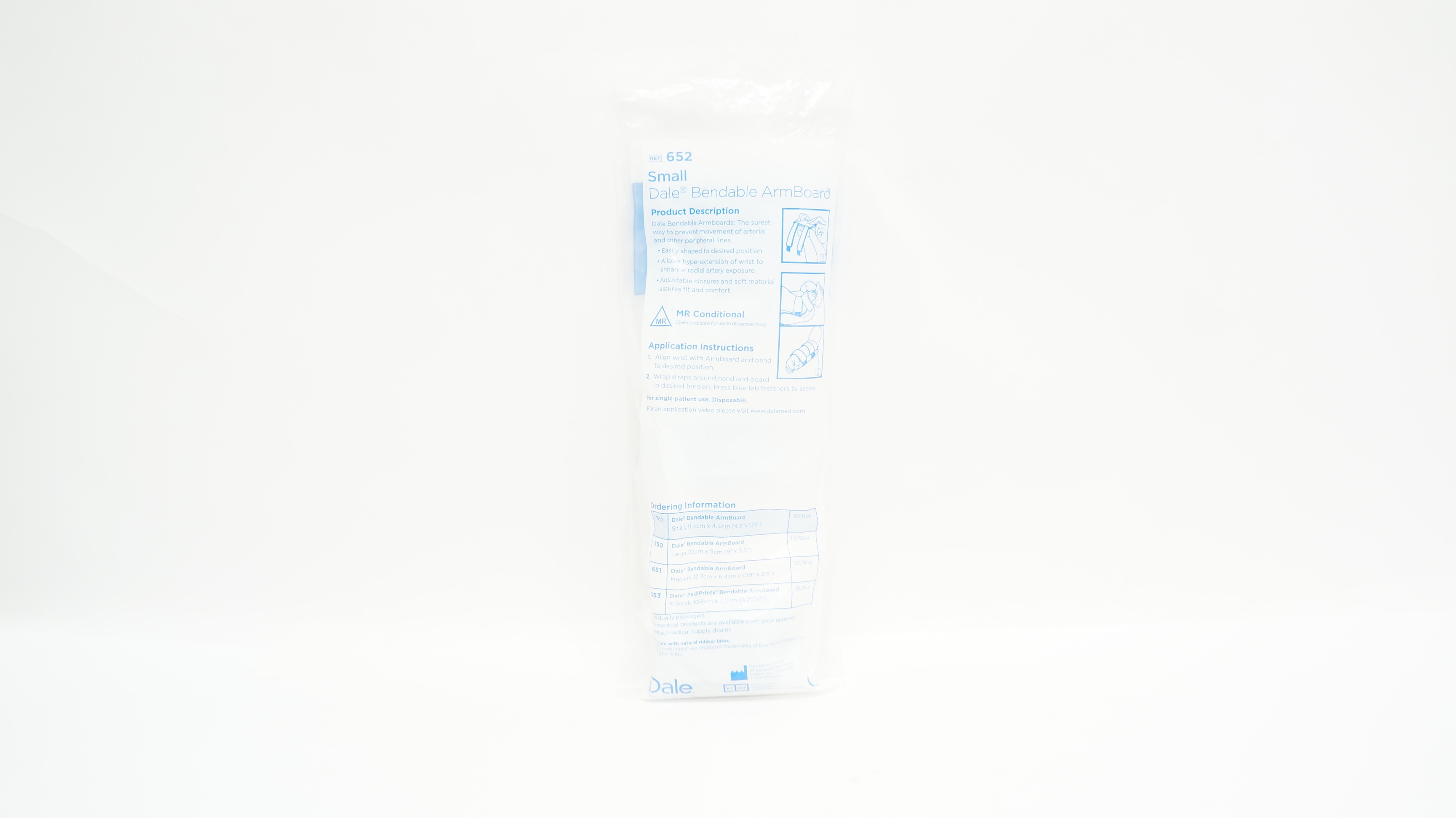 Dale 652 Bendable ArmBoard Small