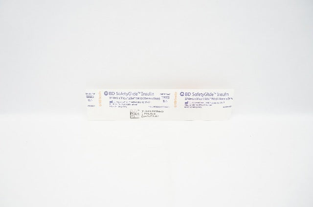 BD 328449 SafetyGlide Insulin Syringe 3/10ml  x 31G x 15/64inch TW
