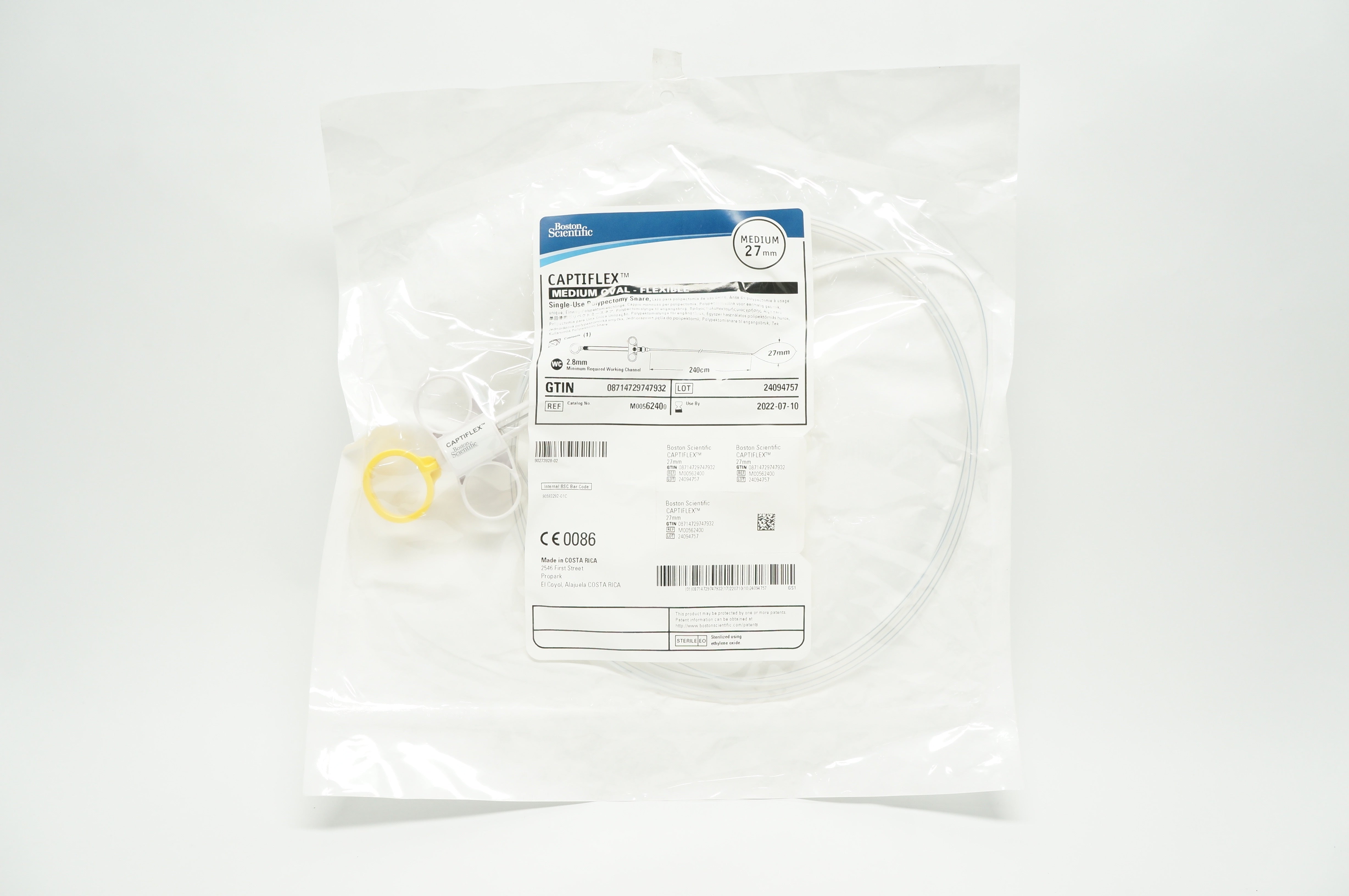 Boston Scientific 6240 Captiflex Medium Oval Flexible (x)