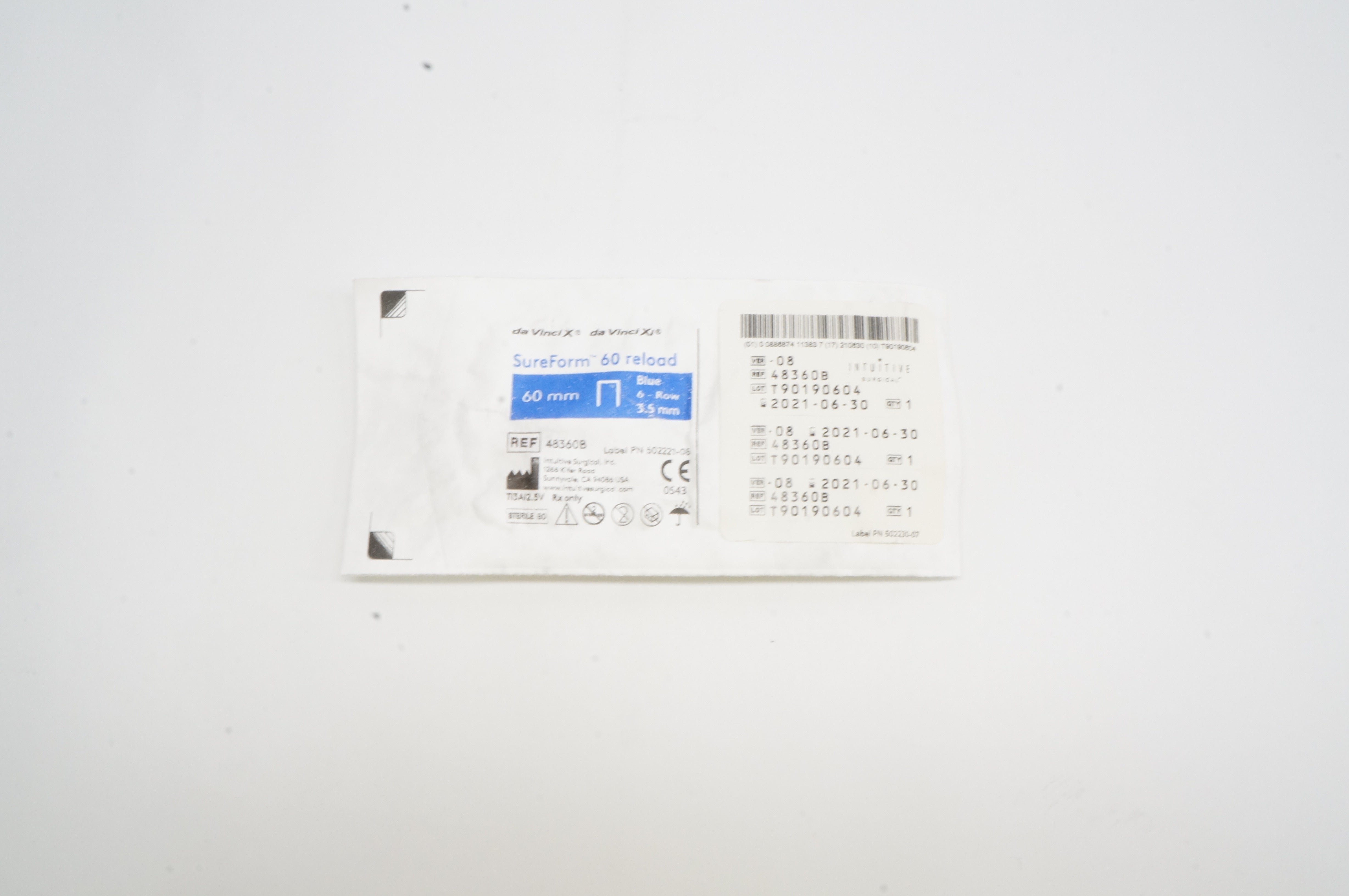 Institutive 48360B Da Vinci X SureForm 60 Reload, Blue, 60mm