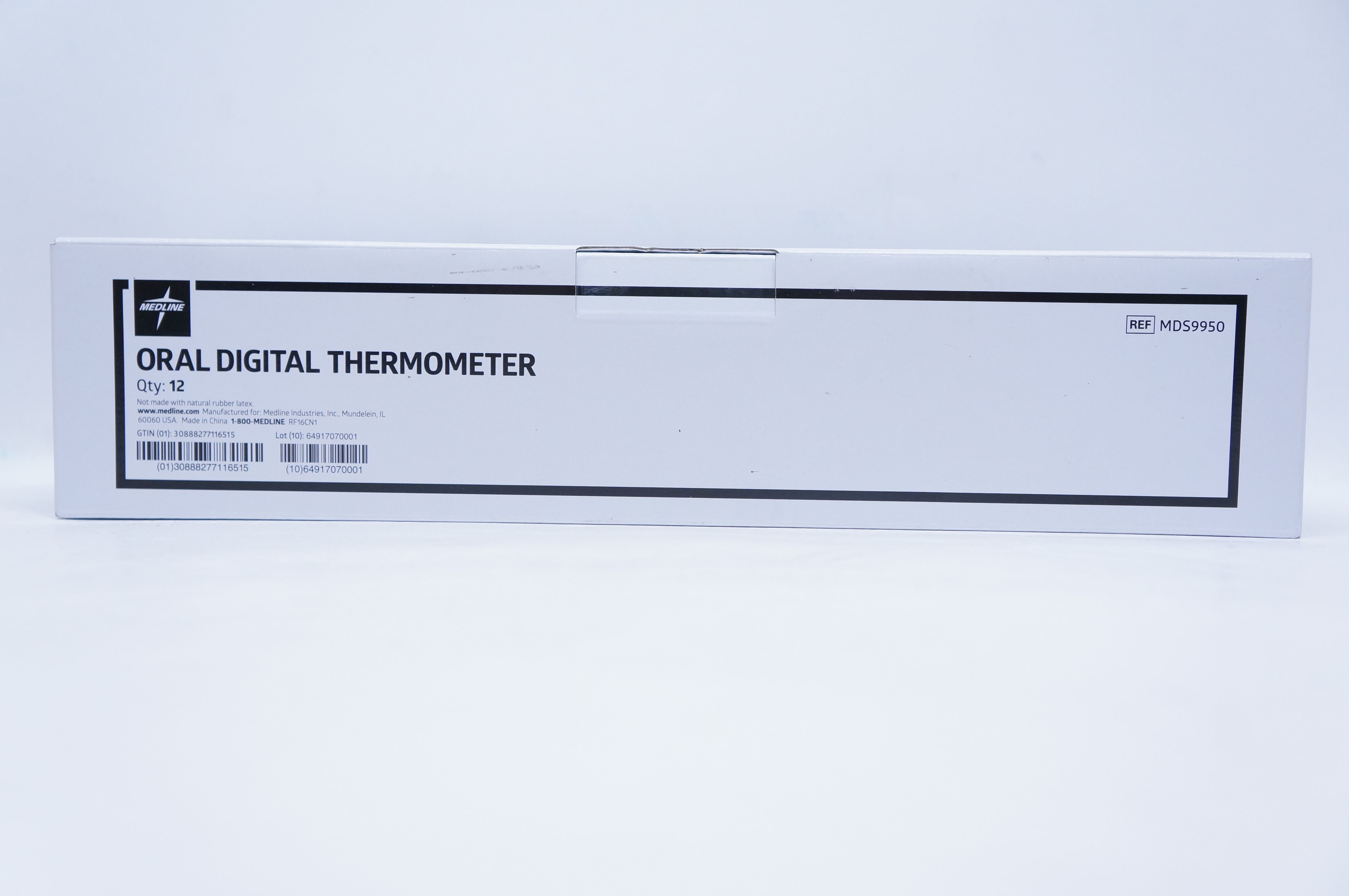 Medline MDS9950 Oral Digital Thermometer - Box of 12