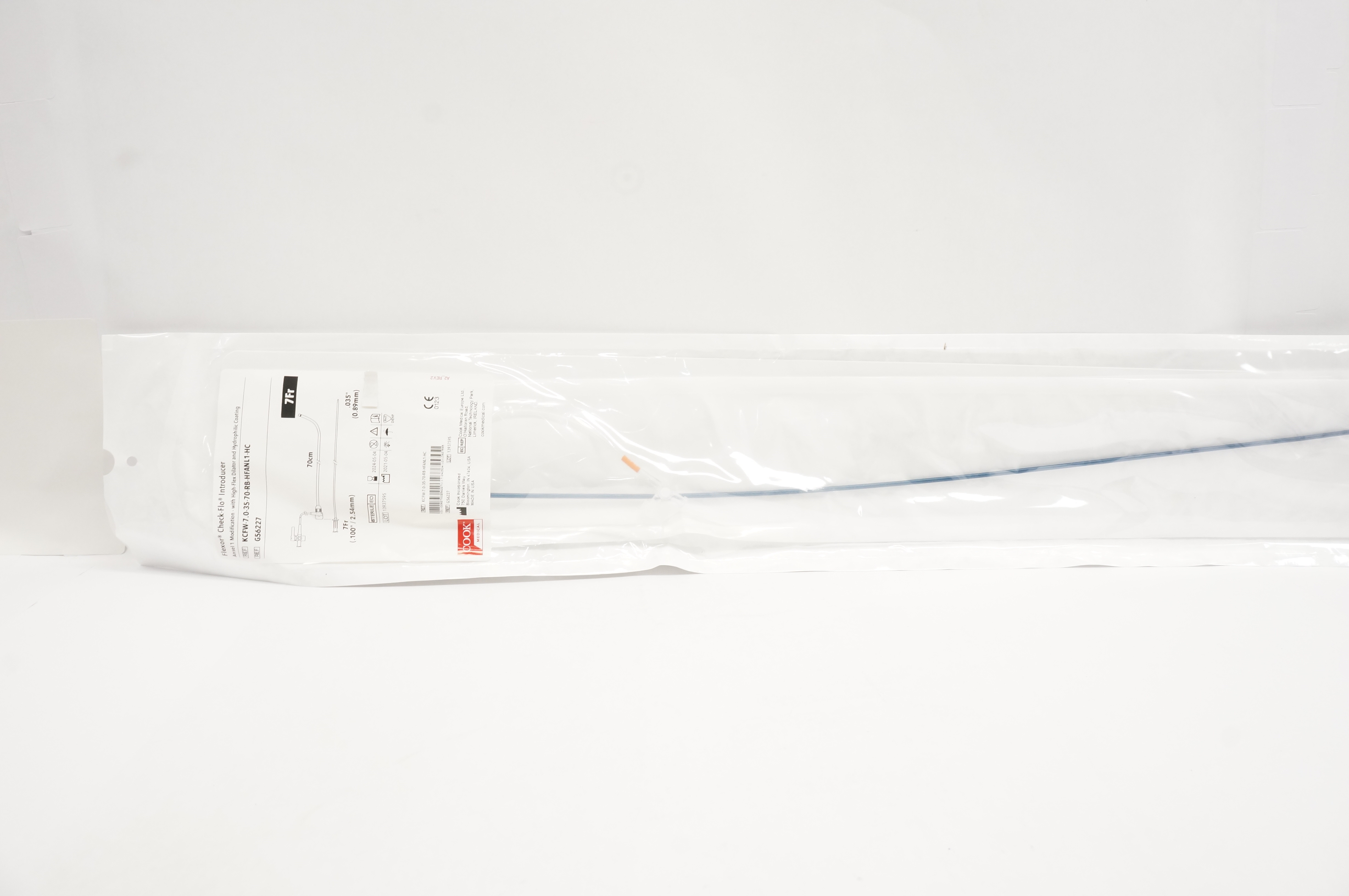 Cook Medical G56227 Flexor Check-Flo Introducer Modification 7Fr x 70cm