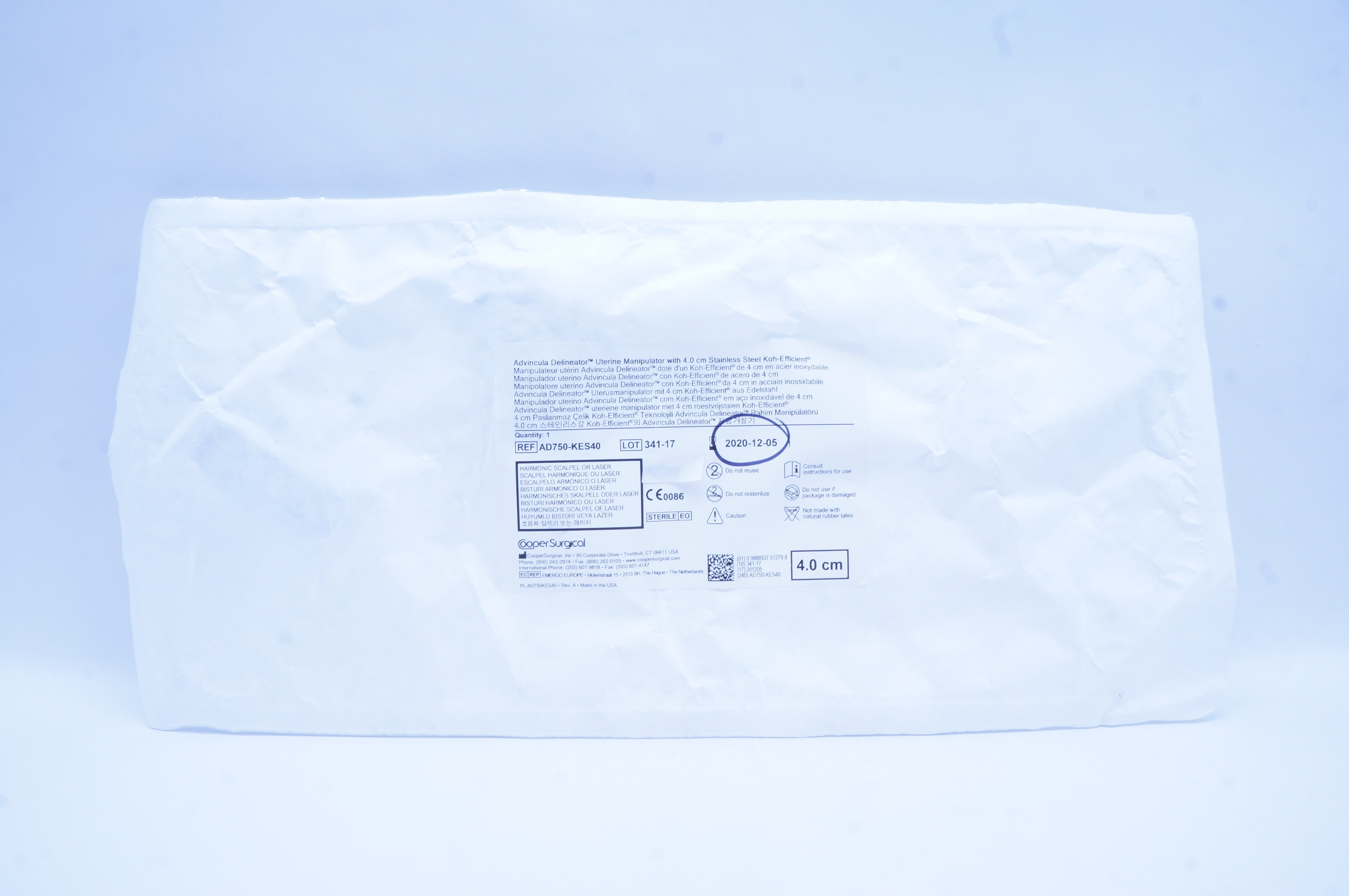 Cooper Surgical AD750-KES40 Advincula Delineator 4.0cm (x)