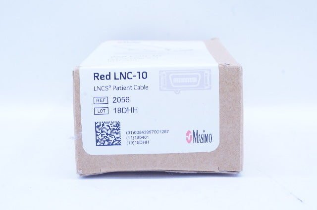 Masimo 2056 Red LNC-10 LNCS Patient Cable 10Ft/3m