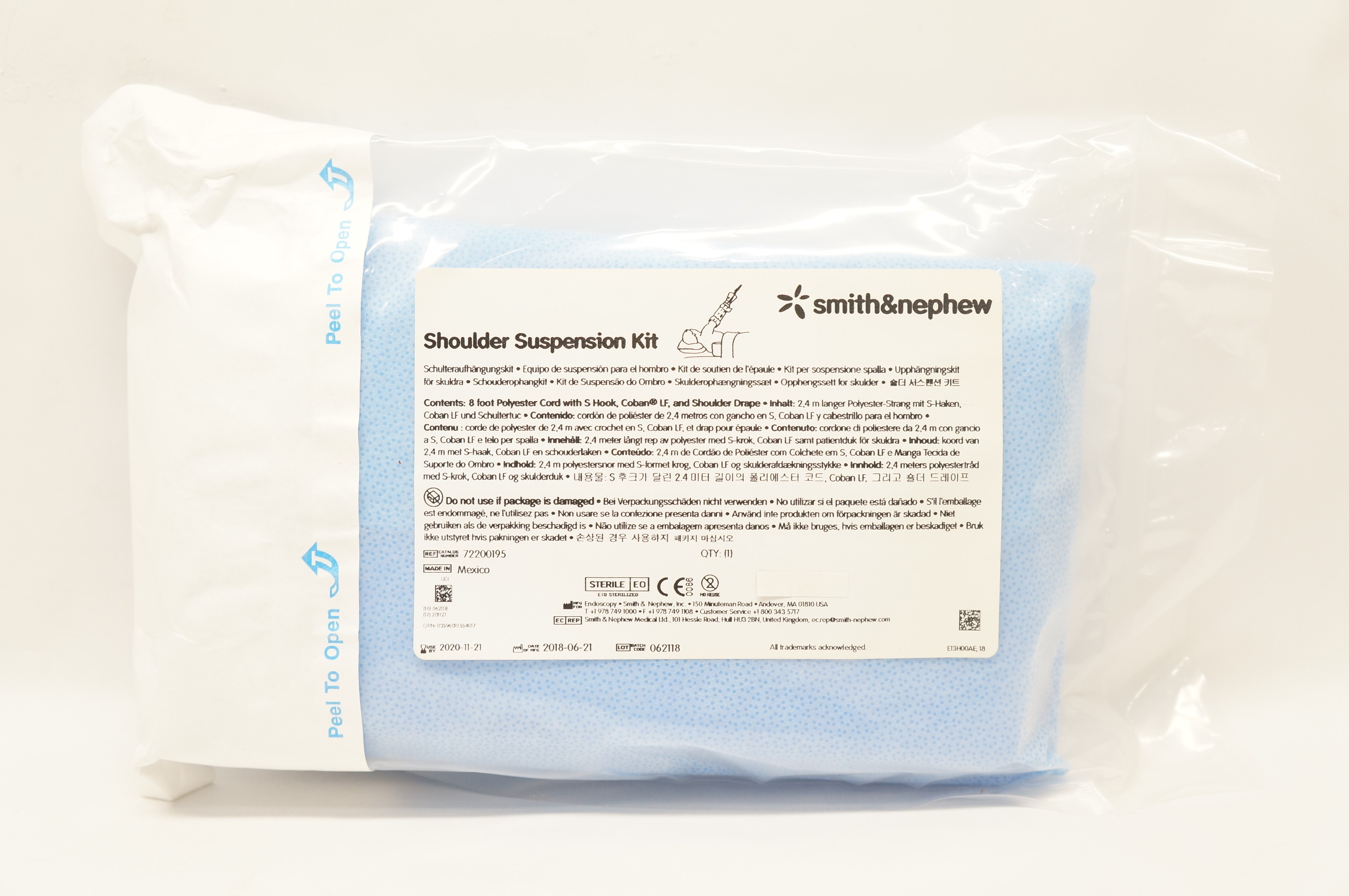 Smith&Nephew 72200195 Shoulder Suspension Kit (x)