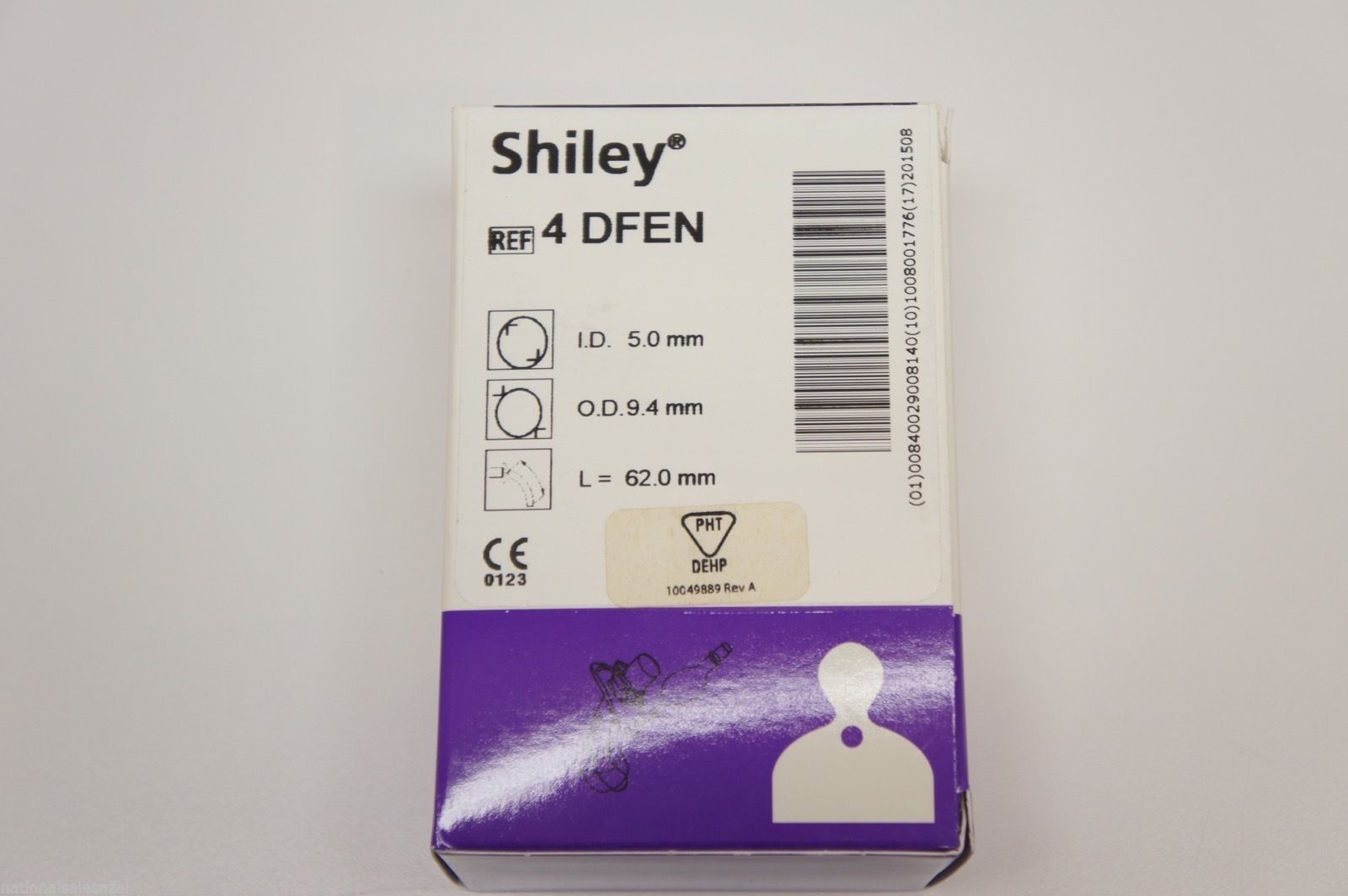 4DFEN ~ Tyco Shiley 5.0mm Fenestrated Trach Tube (x)