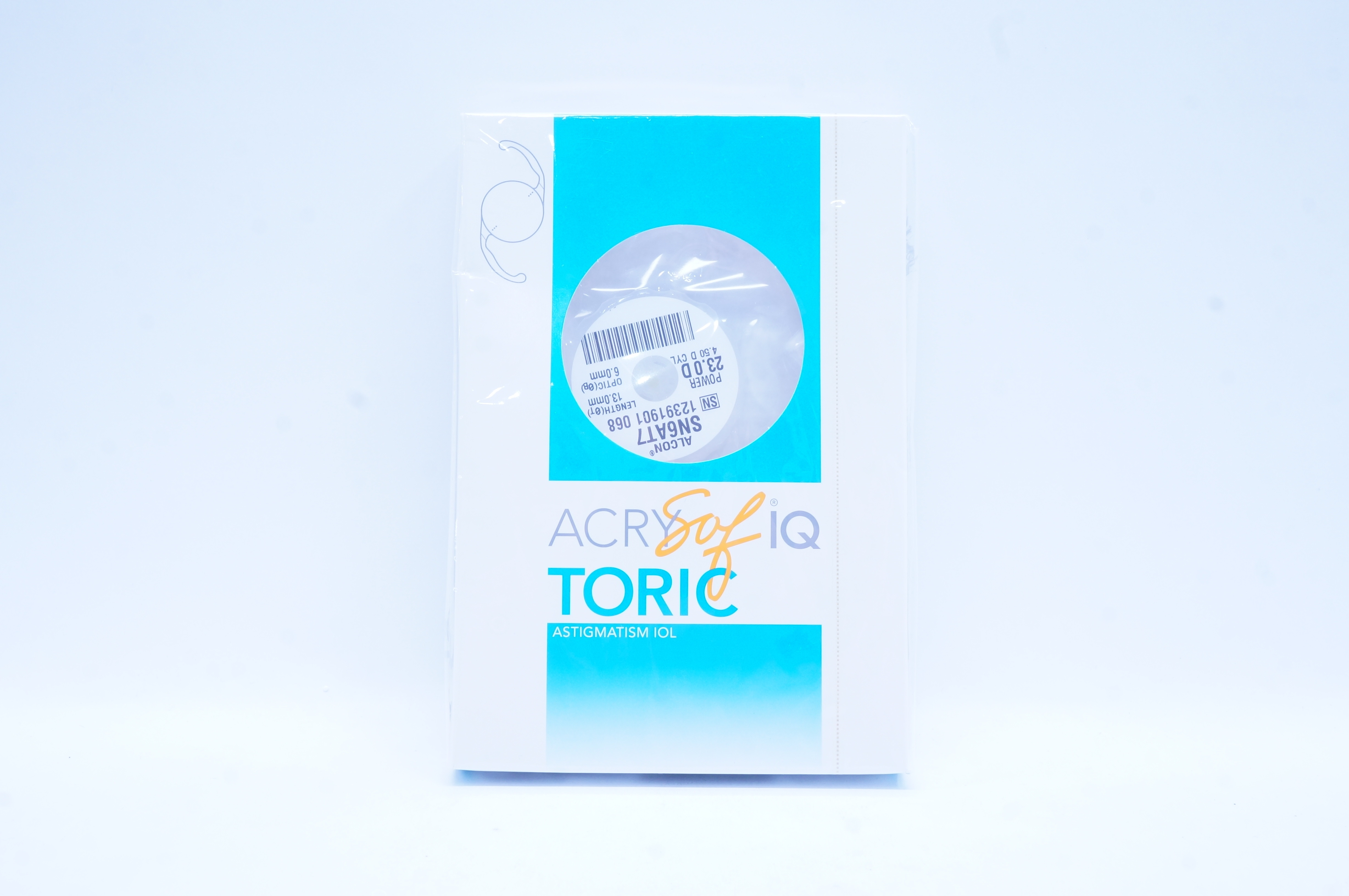 Alcon SN6AT7 AcrySof IQ Toric Astigmatism IOL 23.0D 4.50 D CYL 13.0 x 6.0 mm (x)