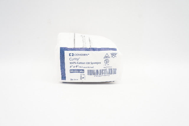 Covidien 7420 Curity 100% Cotton OB Sponges Moderate 4inch x 4 inch - Pack of 20