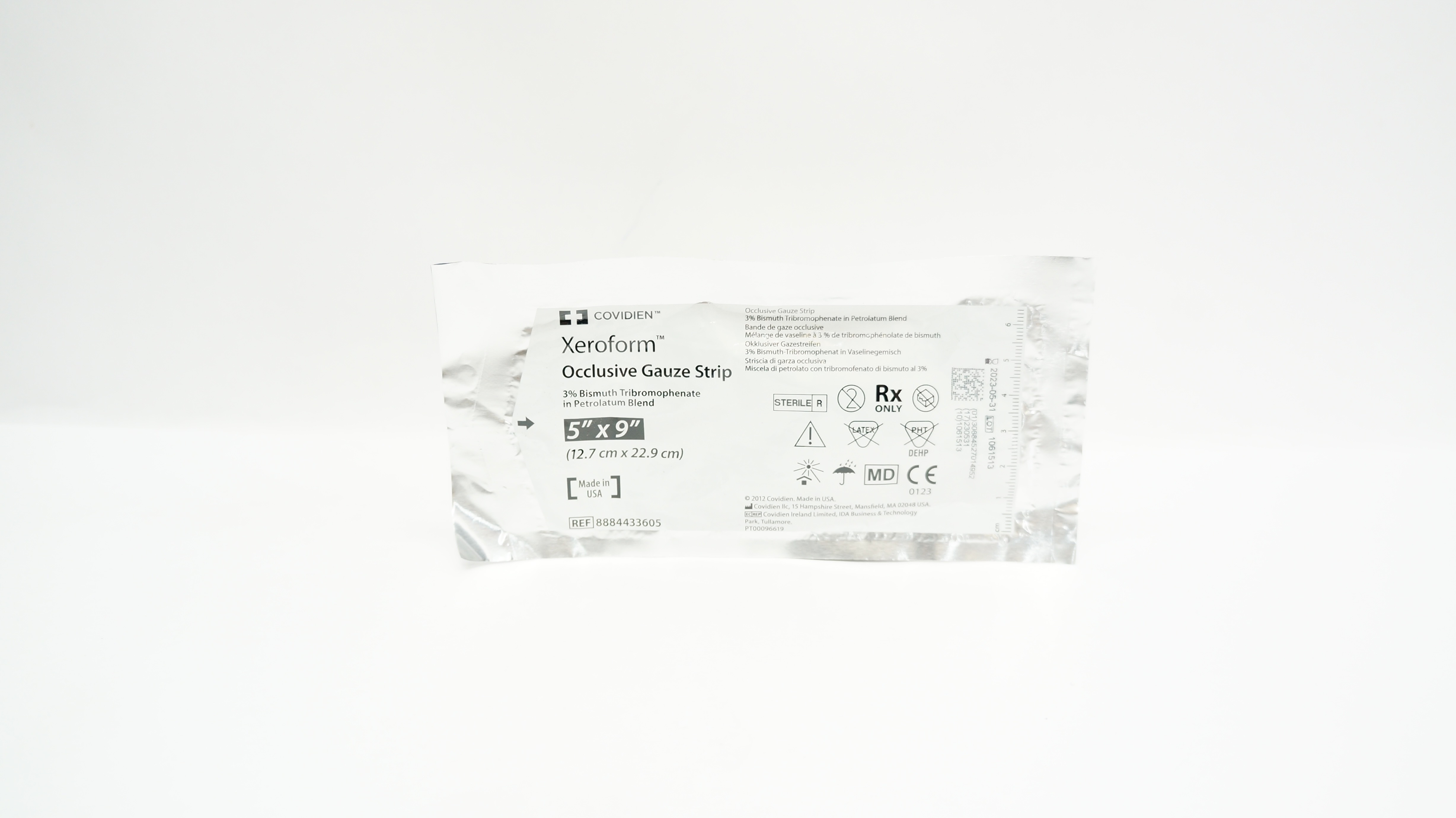 Covidien 8884433605 Xeroform Occlusive Gauze Strip, 5inch x 9inch (x)