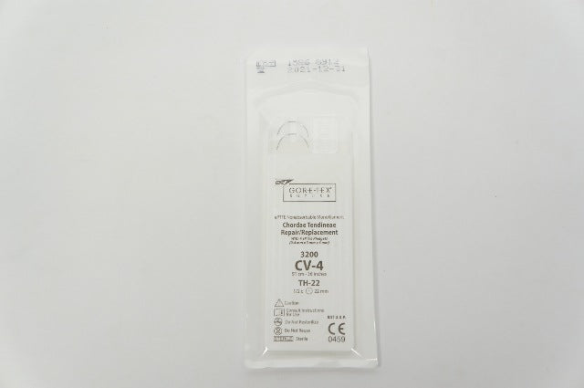 Gore 3200 CV-4 ePTFE Nonabsorbable Monofilament 1/2c 22mm, TH-22, 36inch (x)