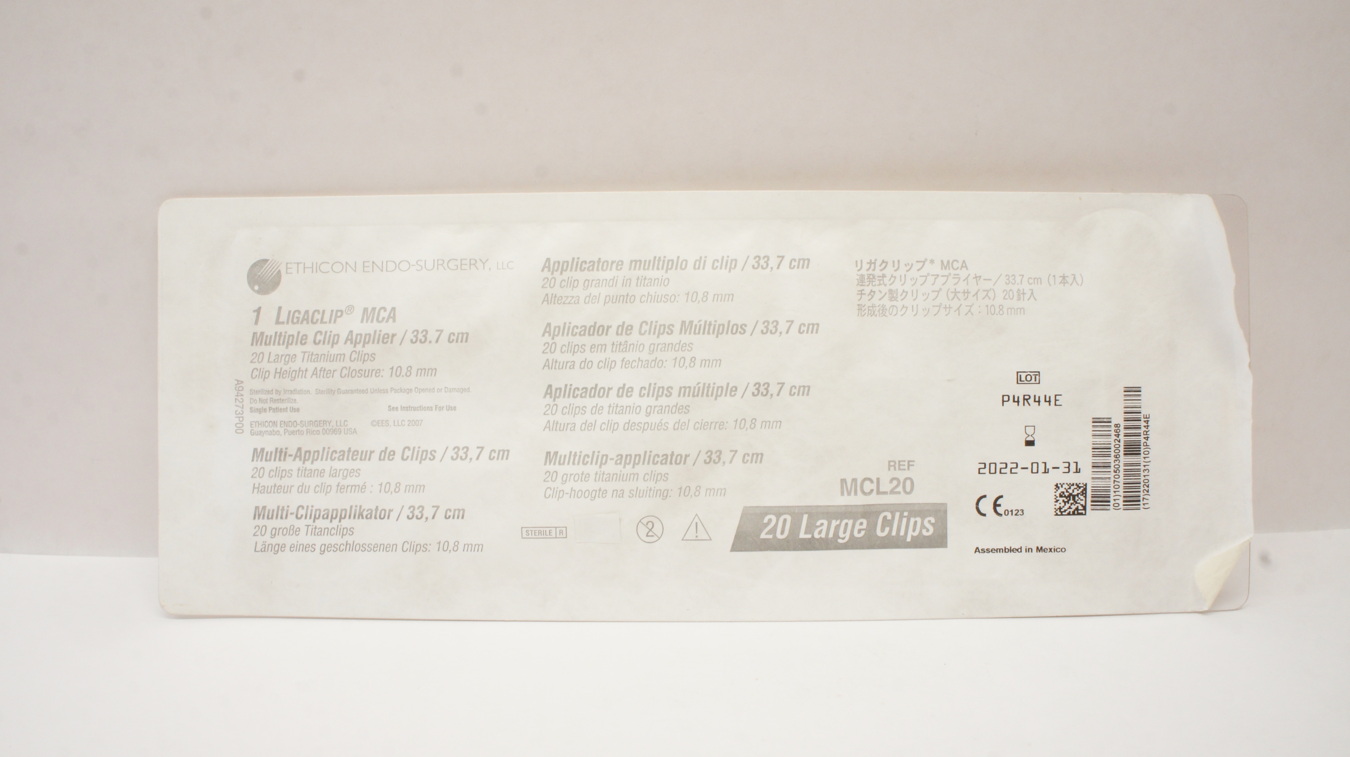 Ethicon MCL20 Ligaclip MCA Multiple Clip Applier 20 Large (x)