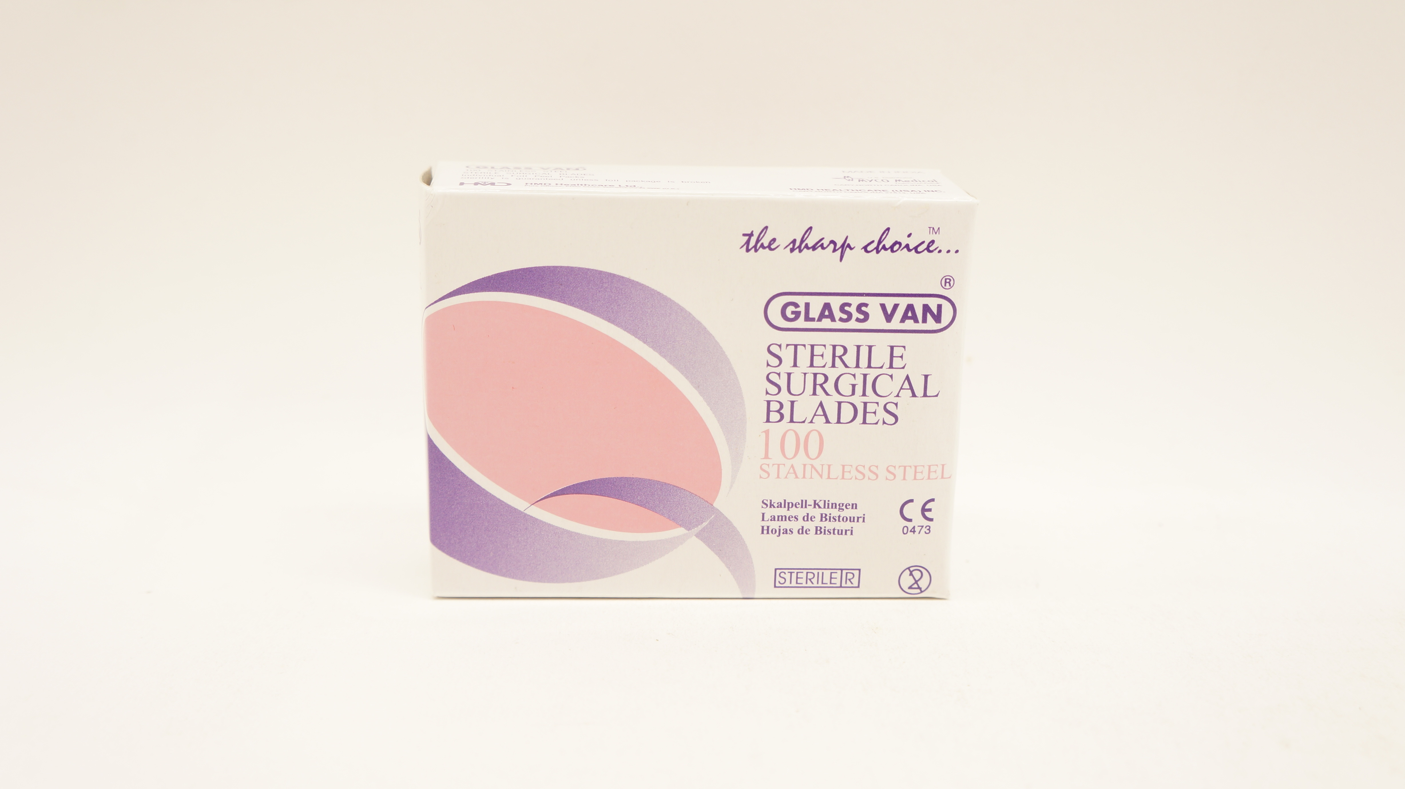 MYCO Medical 3001T-15 Glass Van Stainless Surgical Blades #15 (x) - Box of 100