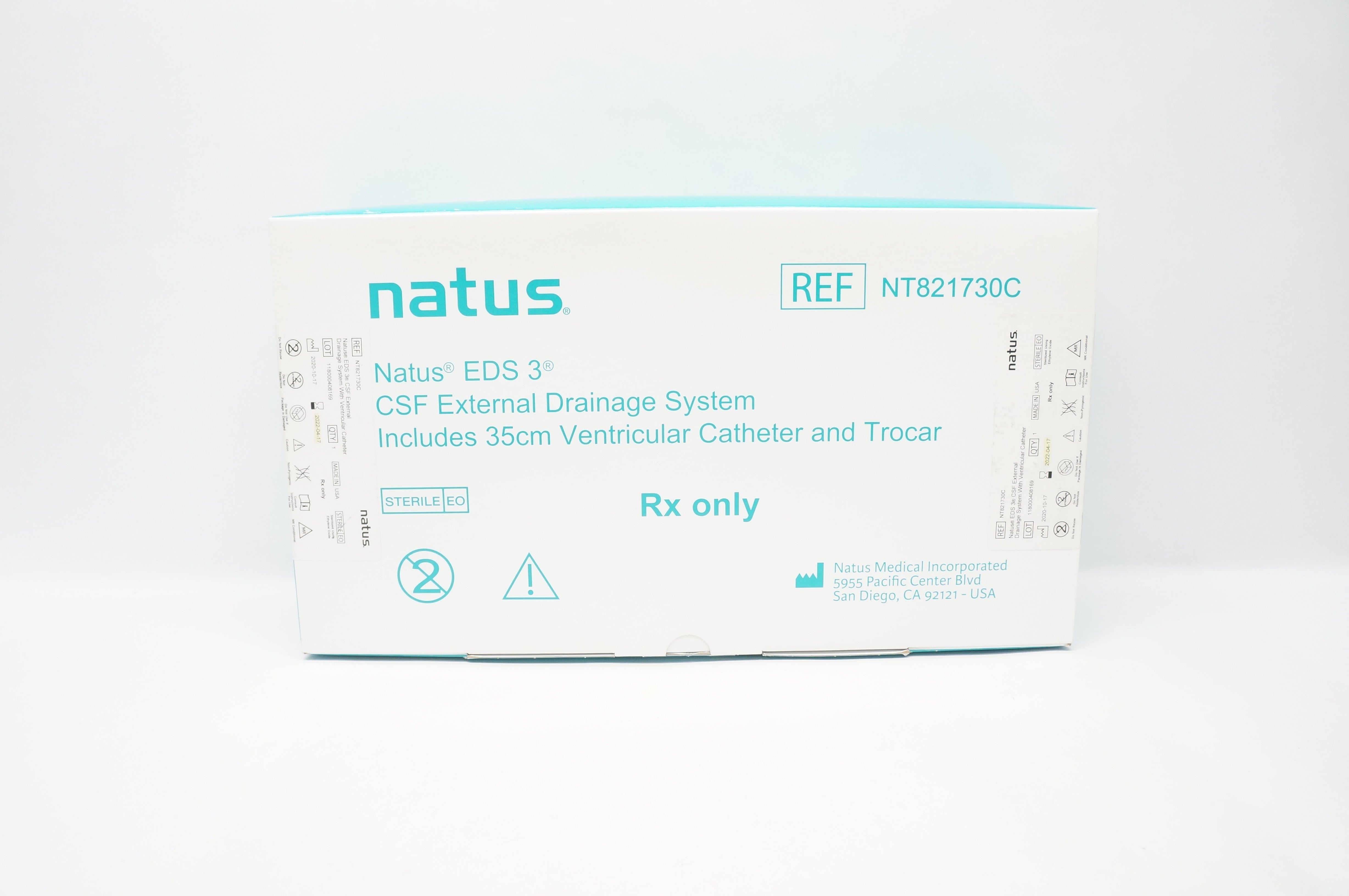 Natus Medical NT821730C EDS 3 CSF External Drainage System w/Ventricular Cath(x)