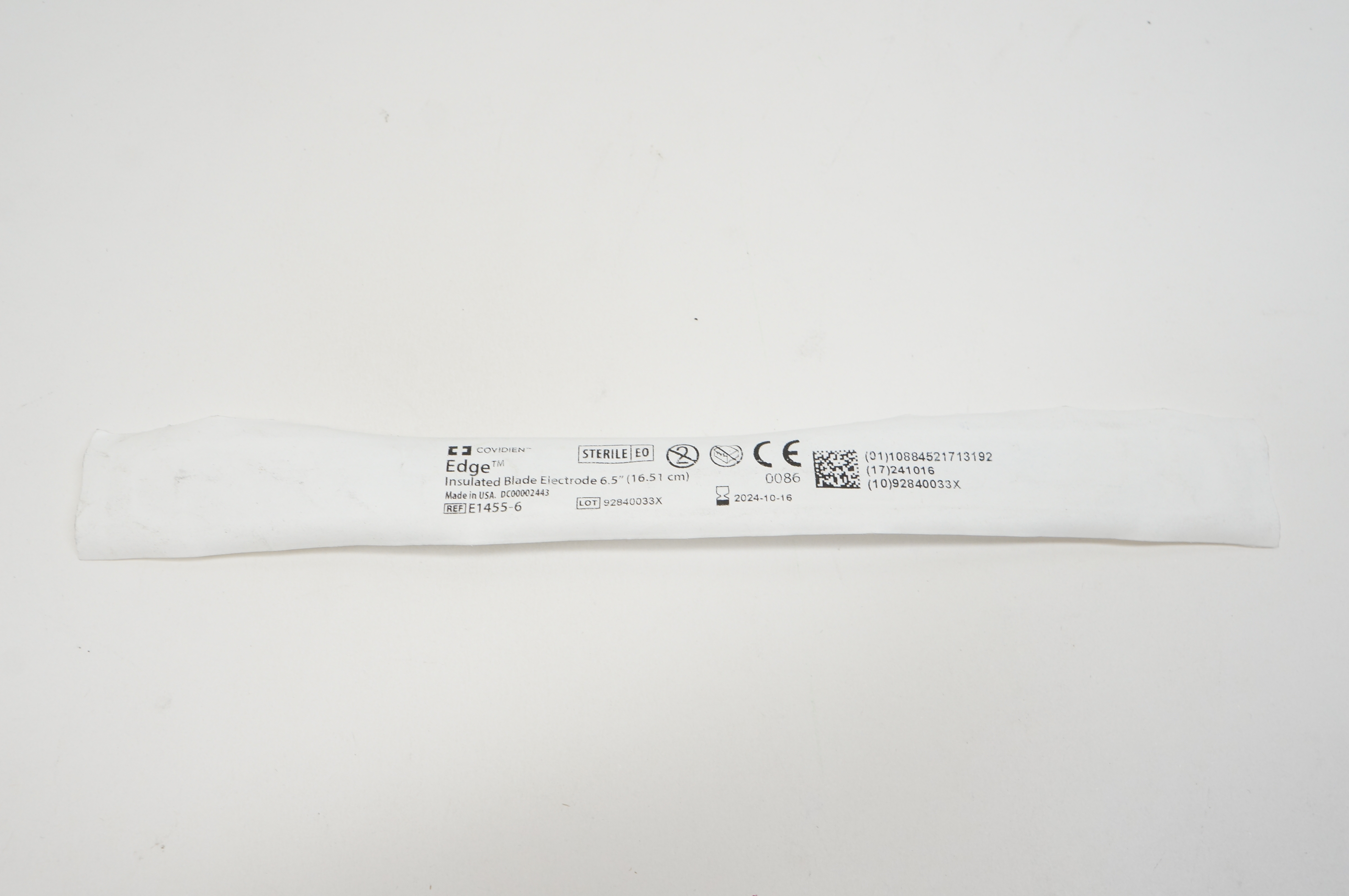 Covidien E1455-6 Edge Insulated Blade Electrode 6.5inch