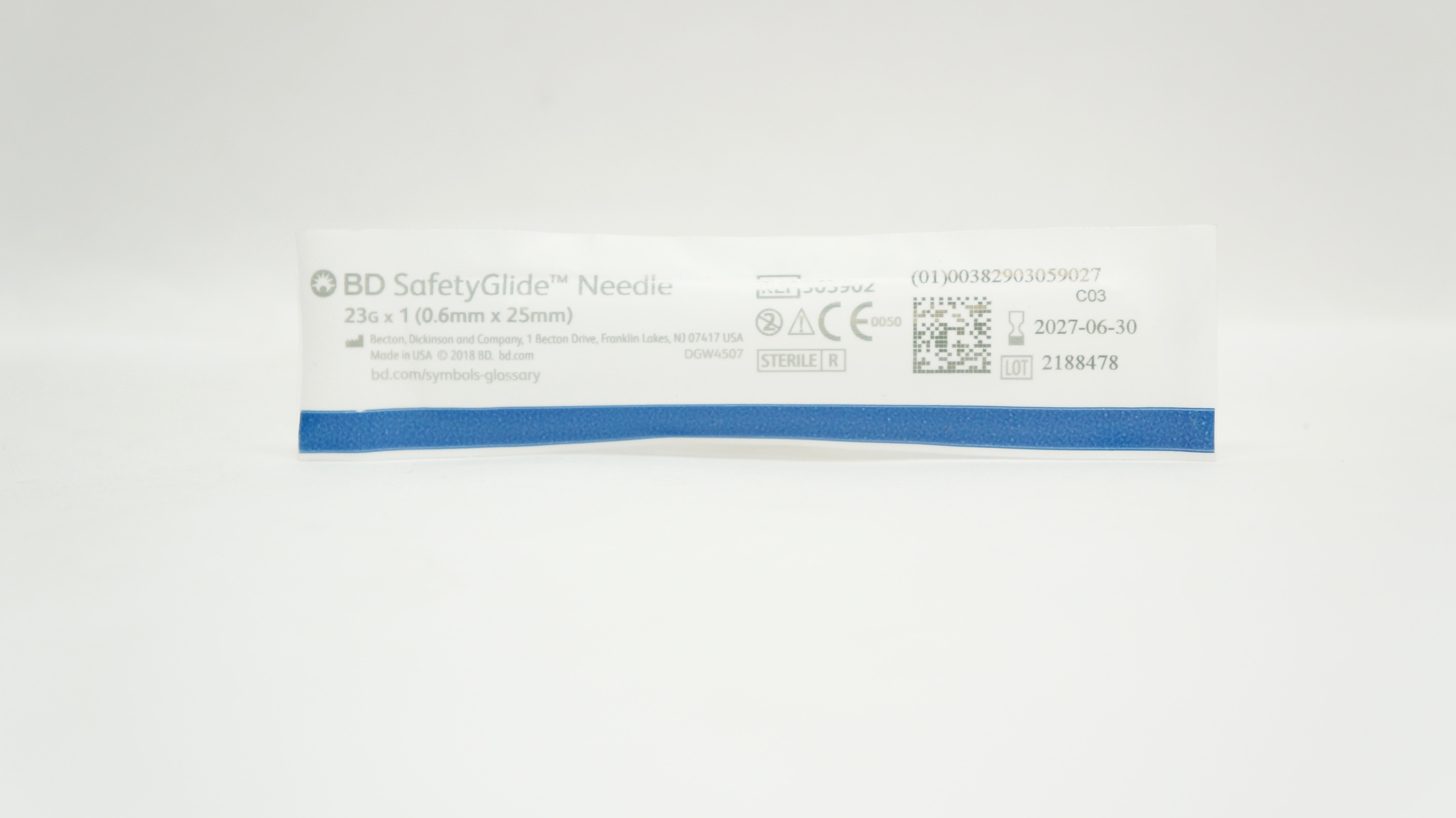 BD 305902 SafetyGlide Ndle 23G x 1inch