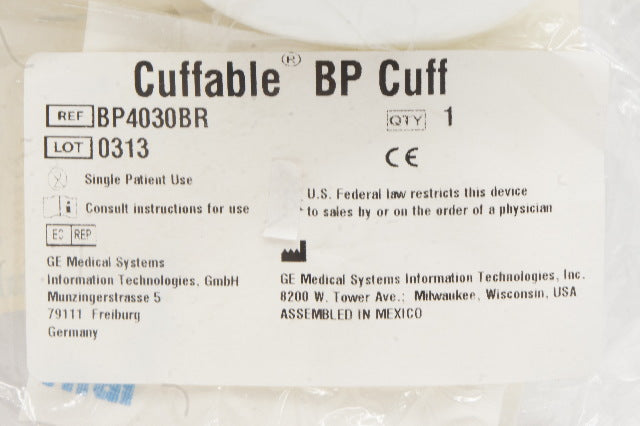 GE BP4030BR Cuffable BP Cuff