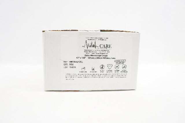 Vital CARE VMD30-4212GL Zeiss Microscope Drape 42'' x 120'' - Box of 5