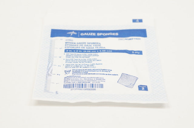 Medline NON21420 Woven Gauze Sponges 2inch x 2inch