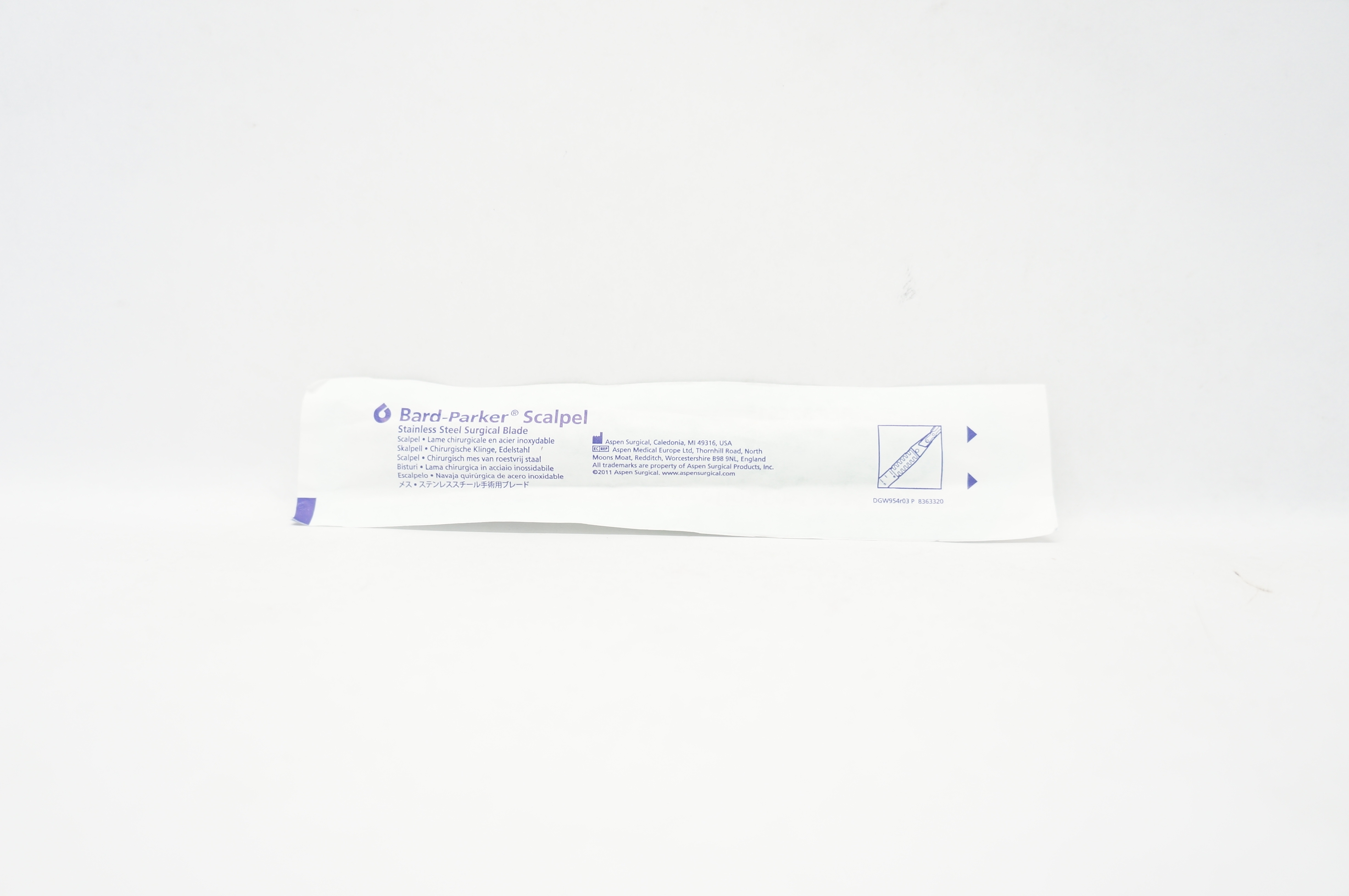 Aspen 371615 Bard-Parker Scalpel Stainless Steel Surgical Blade N15 (x)