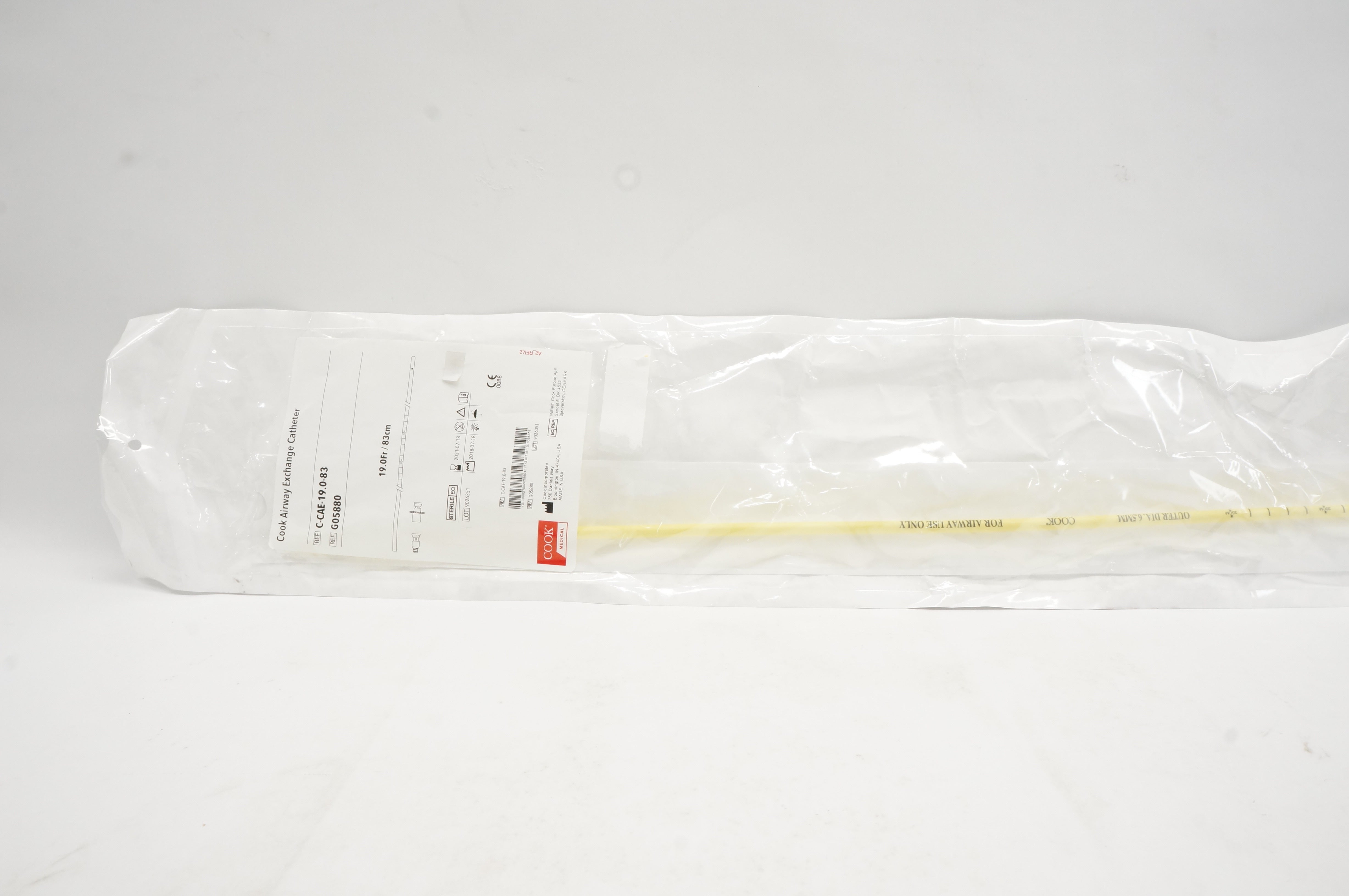 Cook Medical G05880 Cook Airway Exchange Cath. 19.0Fr. x 83cm (x)