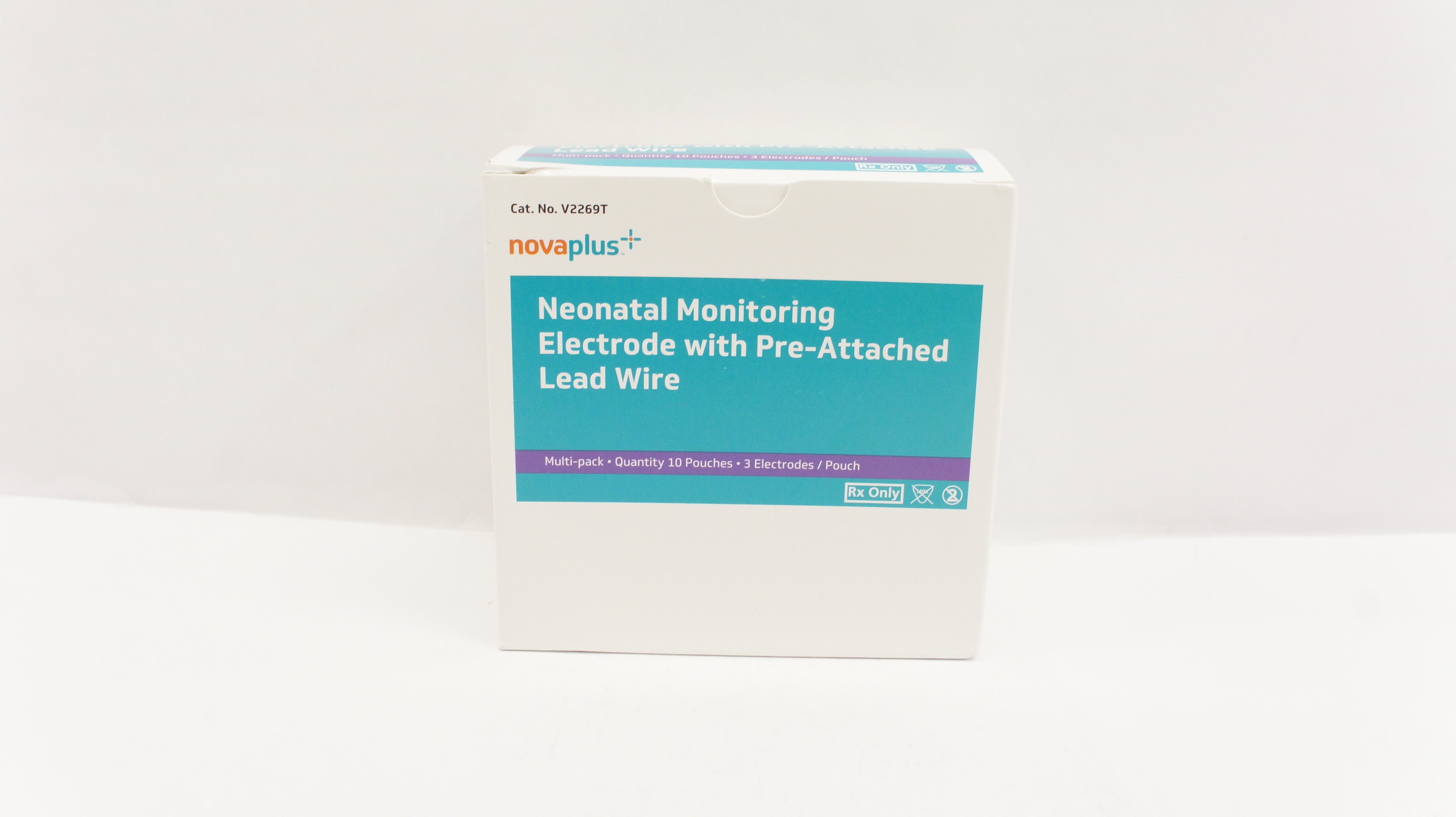 3M V2269T Novaplus Neonatal Monitoring Electrode With Lead Wire (x) - Box of 10