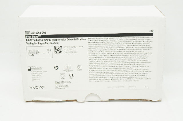 Vyaire 2013068-003 Vital Signs Adult/Pediatric Airway Adapter - Box of 10