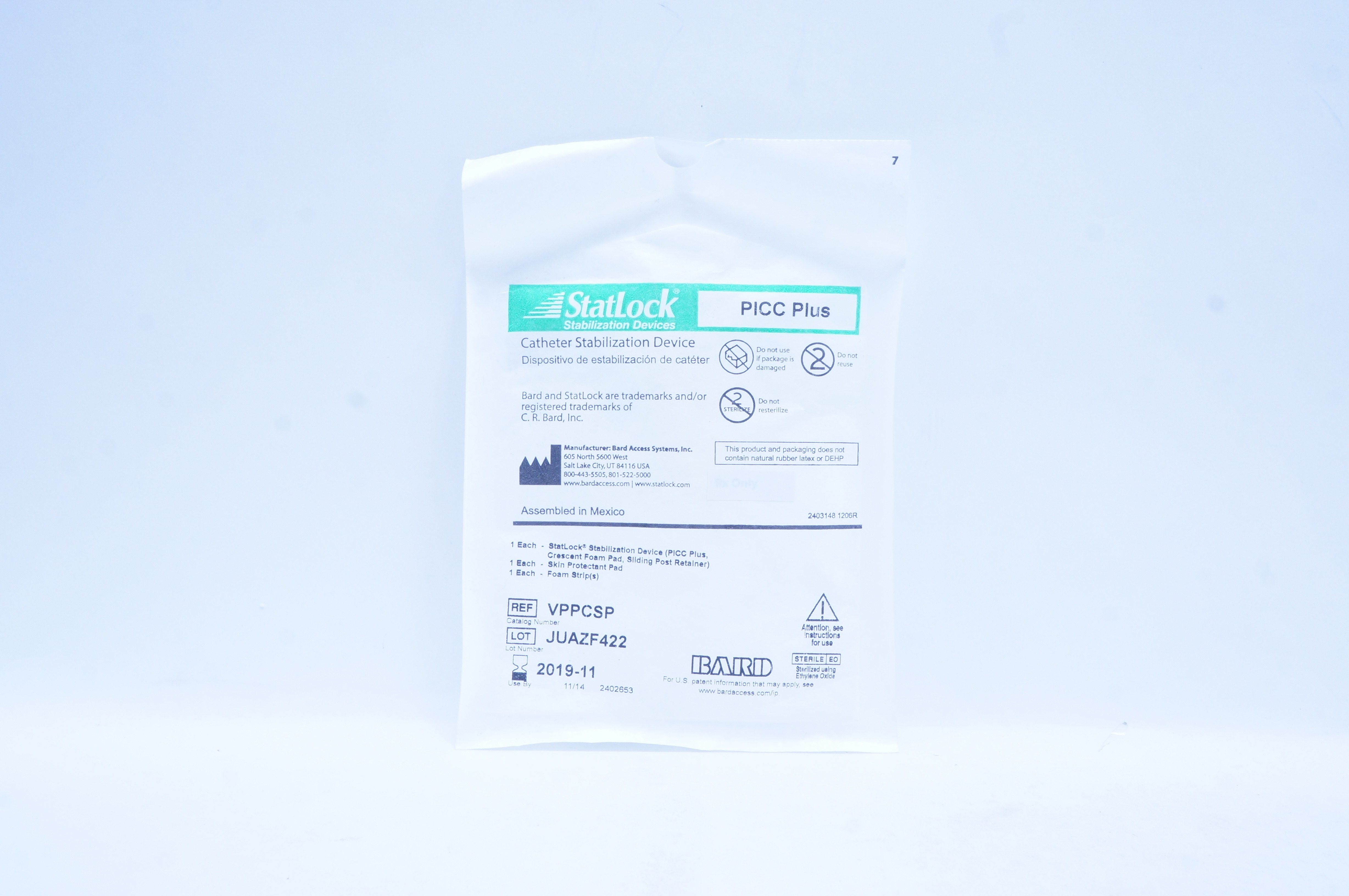 Bard VPPCSP StatLock Cath. Stabilization Device PICC Plus (x)