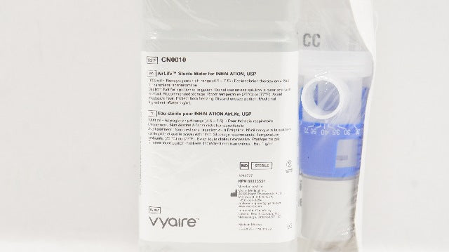 Vyaire CN0010 AirLife Sterile Water for Inhalation, USP, 1000mL (x)