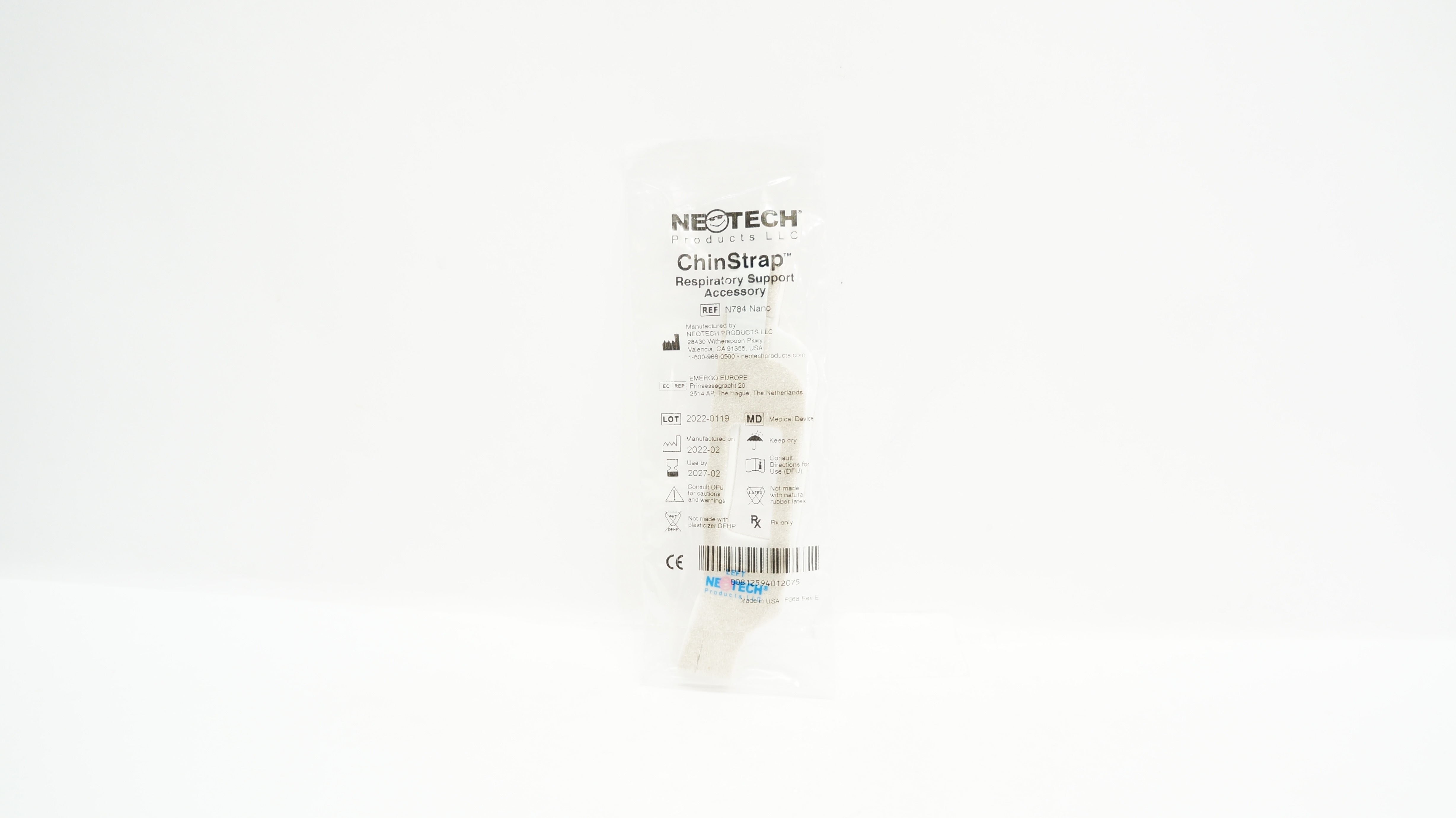 Neotech N784 ChinStrap Respiratory Support Accessory