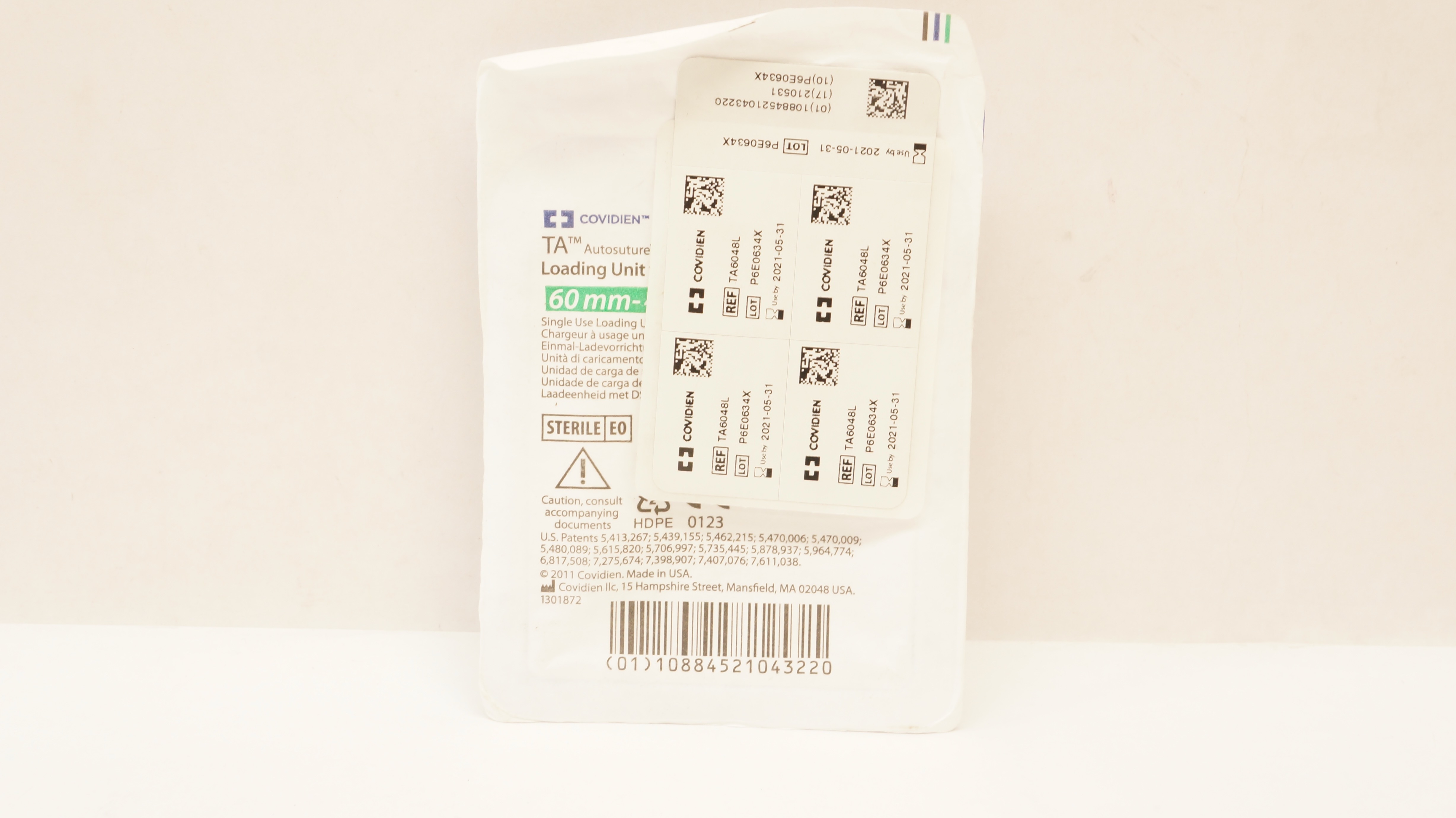 Covidien TA6048L TA AutoSuture Loading Unit 60mm x 4.8mm (x)