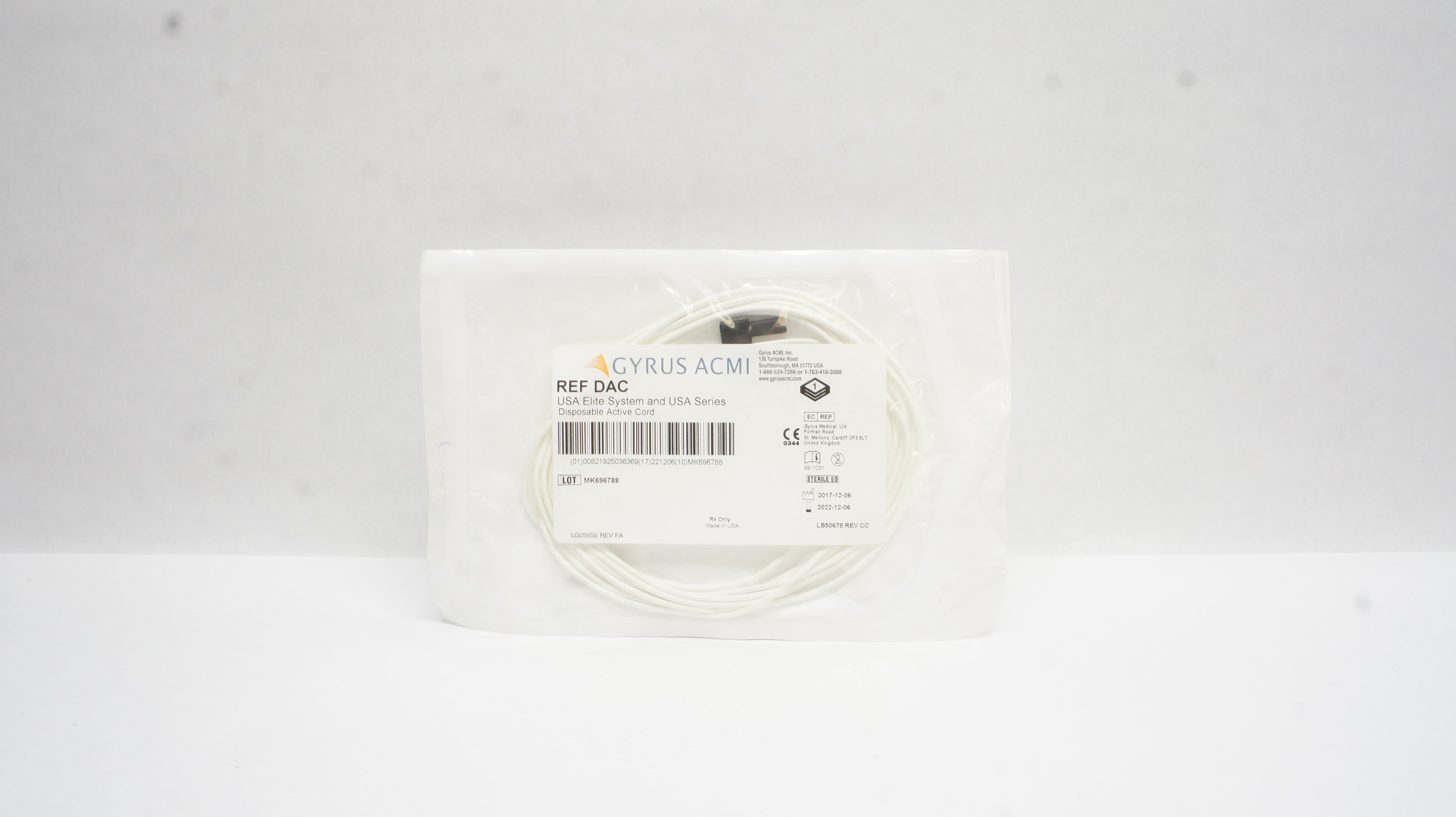 Gyrus ACMI DAC USA Elite System and USA Series Disposable Active Cord (x)