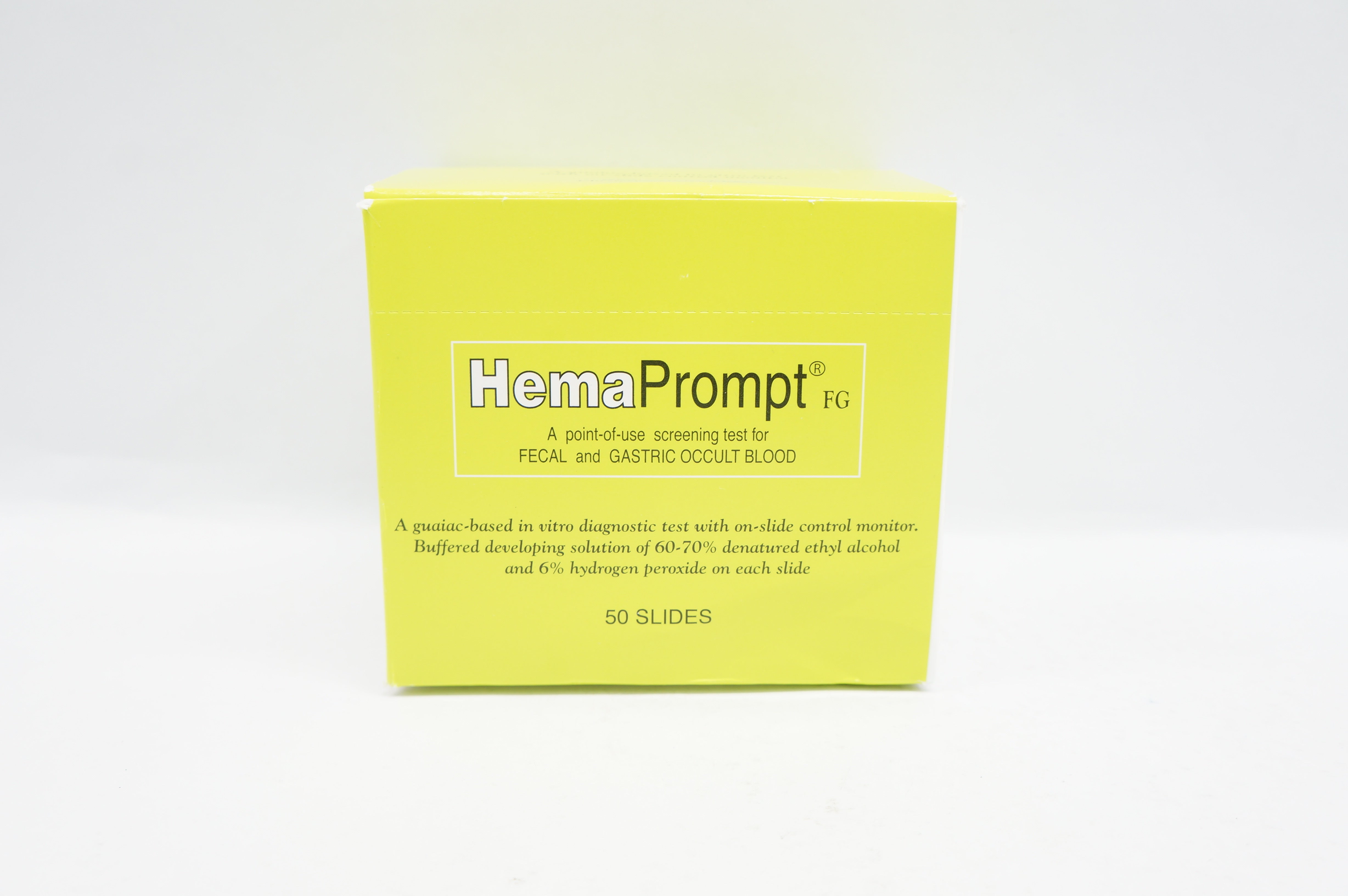Hema Prompt 9007799 FG Screening Test for Fecal&Gastric Occult Blood(x)-Box of 50