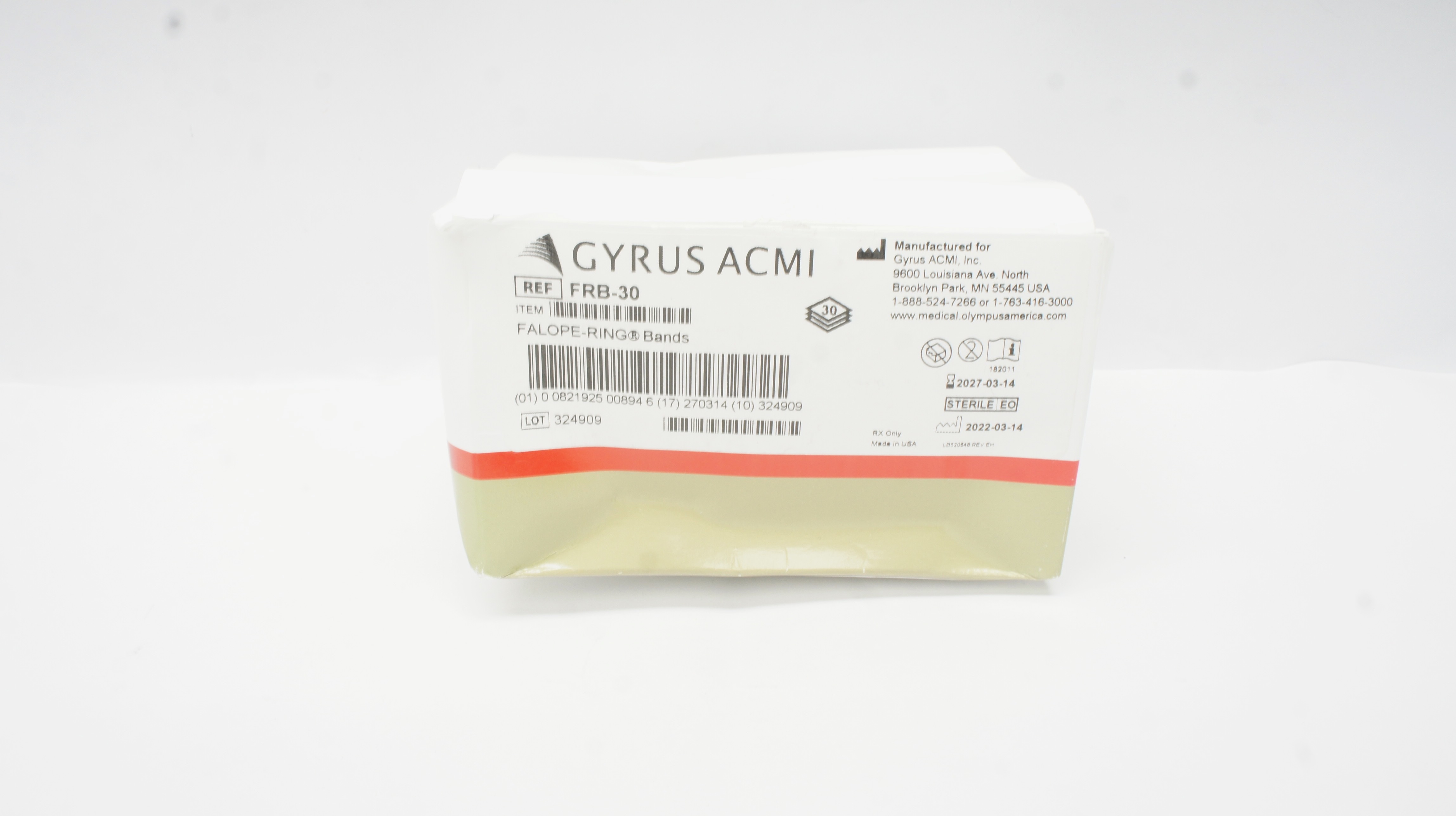 Gyrus ACMI FRB-30 Falope-Ring Band Kit - Box of 30