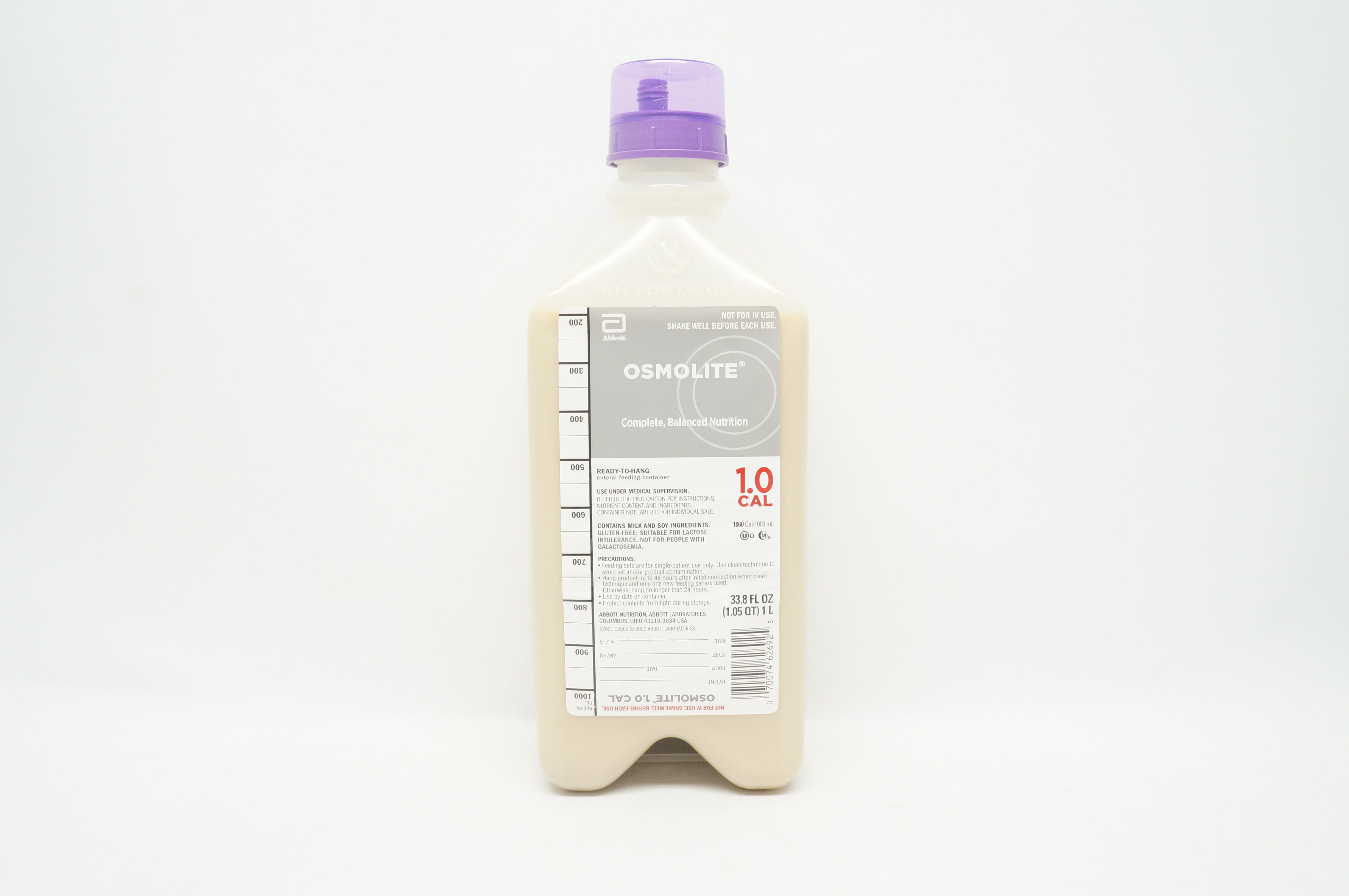 Abbott 62691 OSMOLITE Complete, Balanced Nutrition 1.0 Cal 1060cal/1000mL