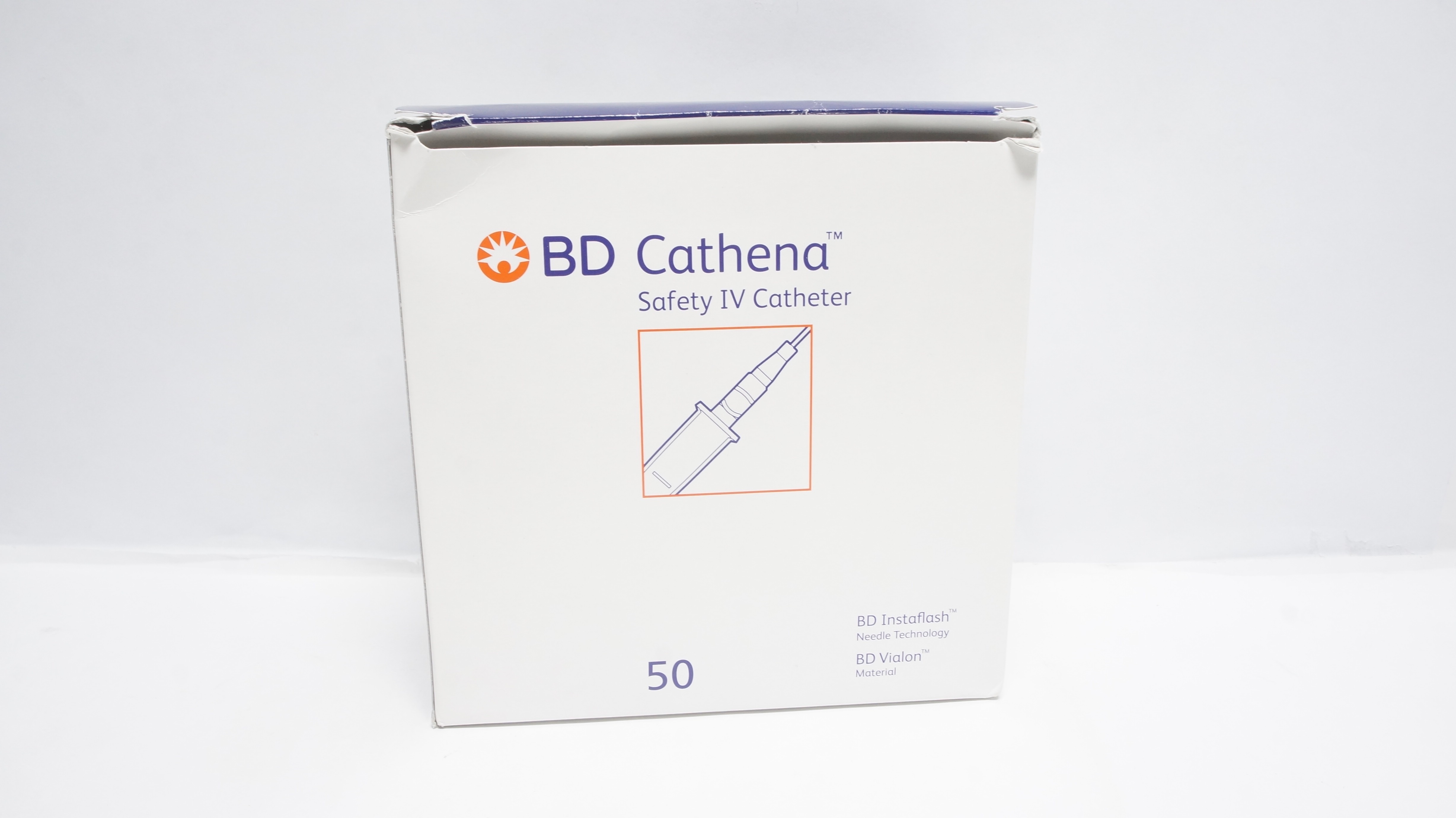 BD 386867 Cathena Safety IV Cath. 16GA x 1.25In, 190ml/min - Box of 32 (x)