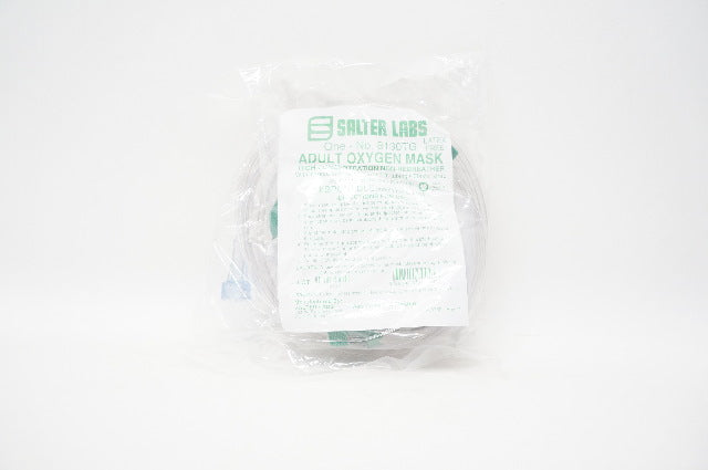 Salter Labs 8130TG Oxygen Mask Adult High Concentration Non-Rebreather