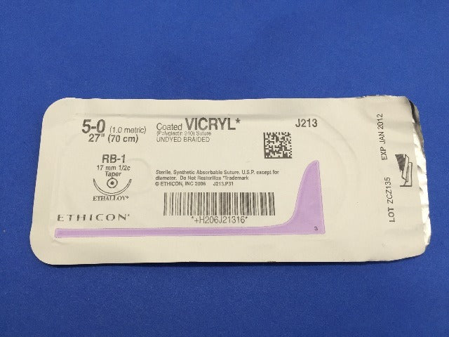 Ethicon J213 5-0 Victryl 27