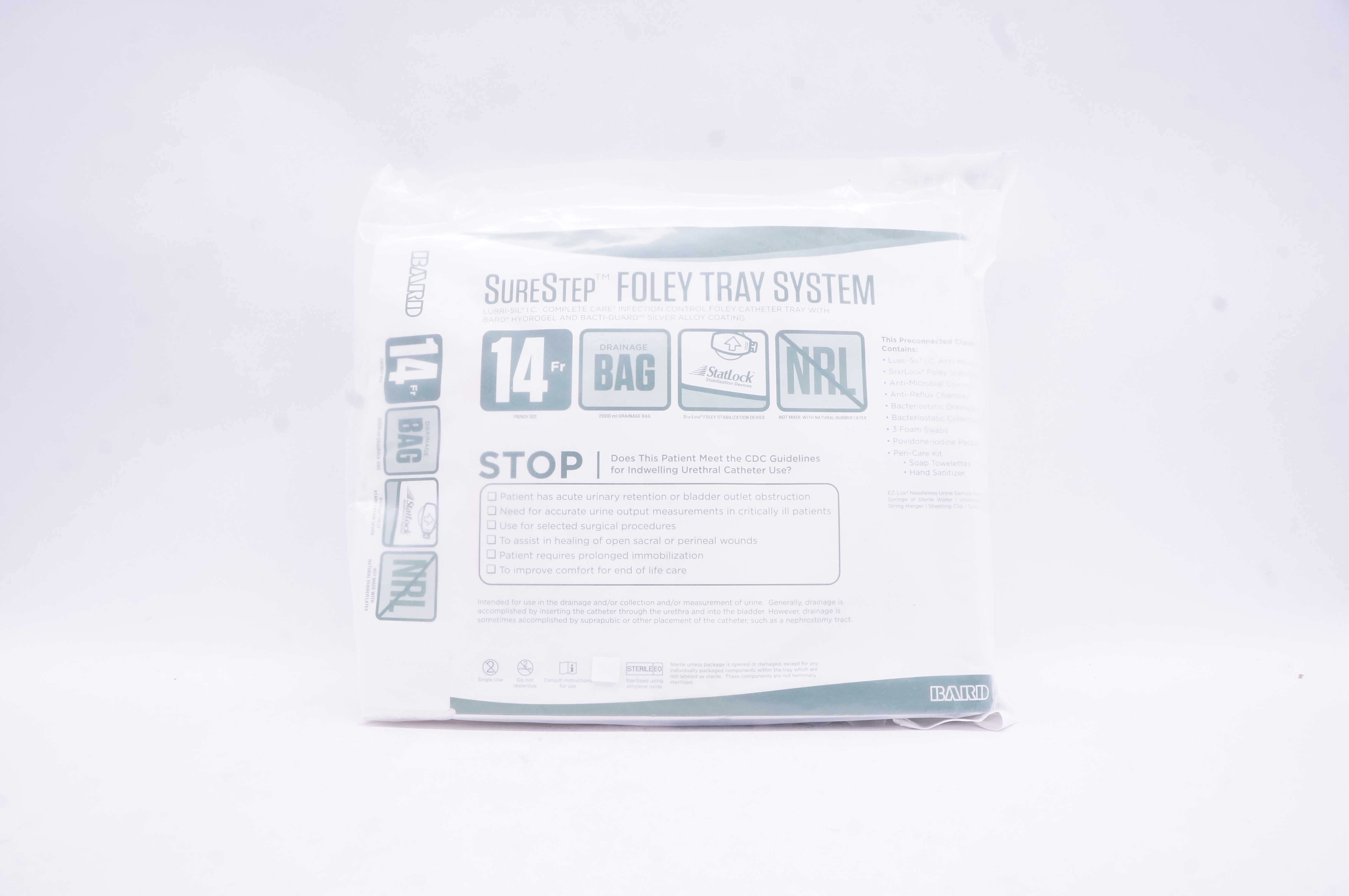 Bard A300414A SureStep Foley Tray System 14 Fr