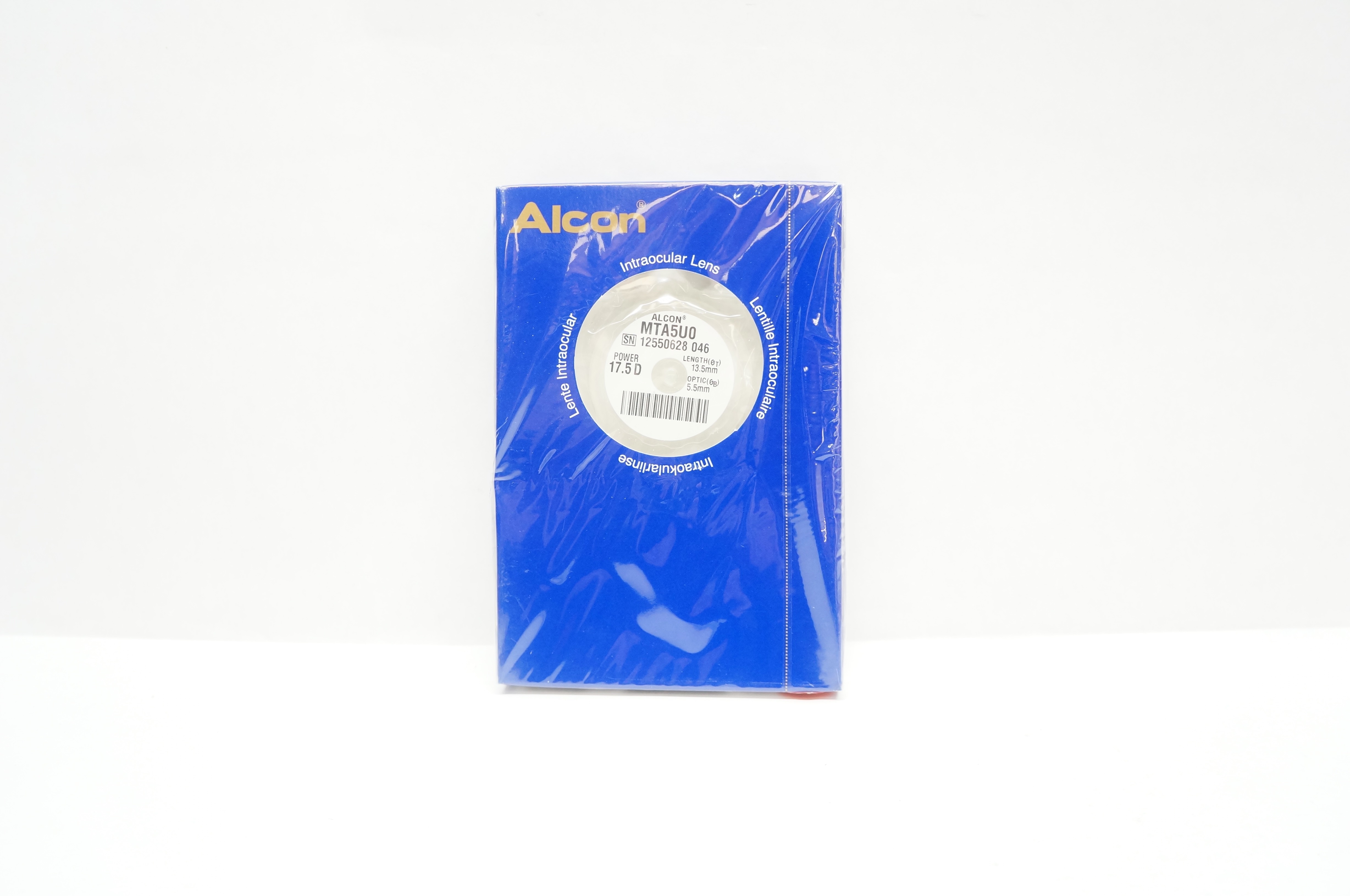 Alcon MTA5U0 Multiflex III Intraocular Lens 17.5D, Length 13.5mm Optic 5.5mm (x)