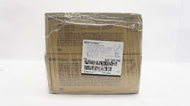 BD 305788 Eclipse 3ml 22G x 1 Injection Ndle with Luer-Lok Syringe - Box of 300