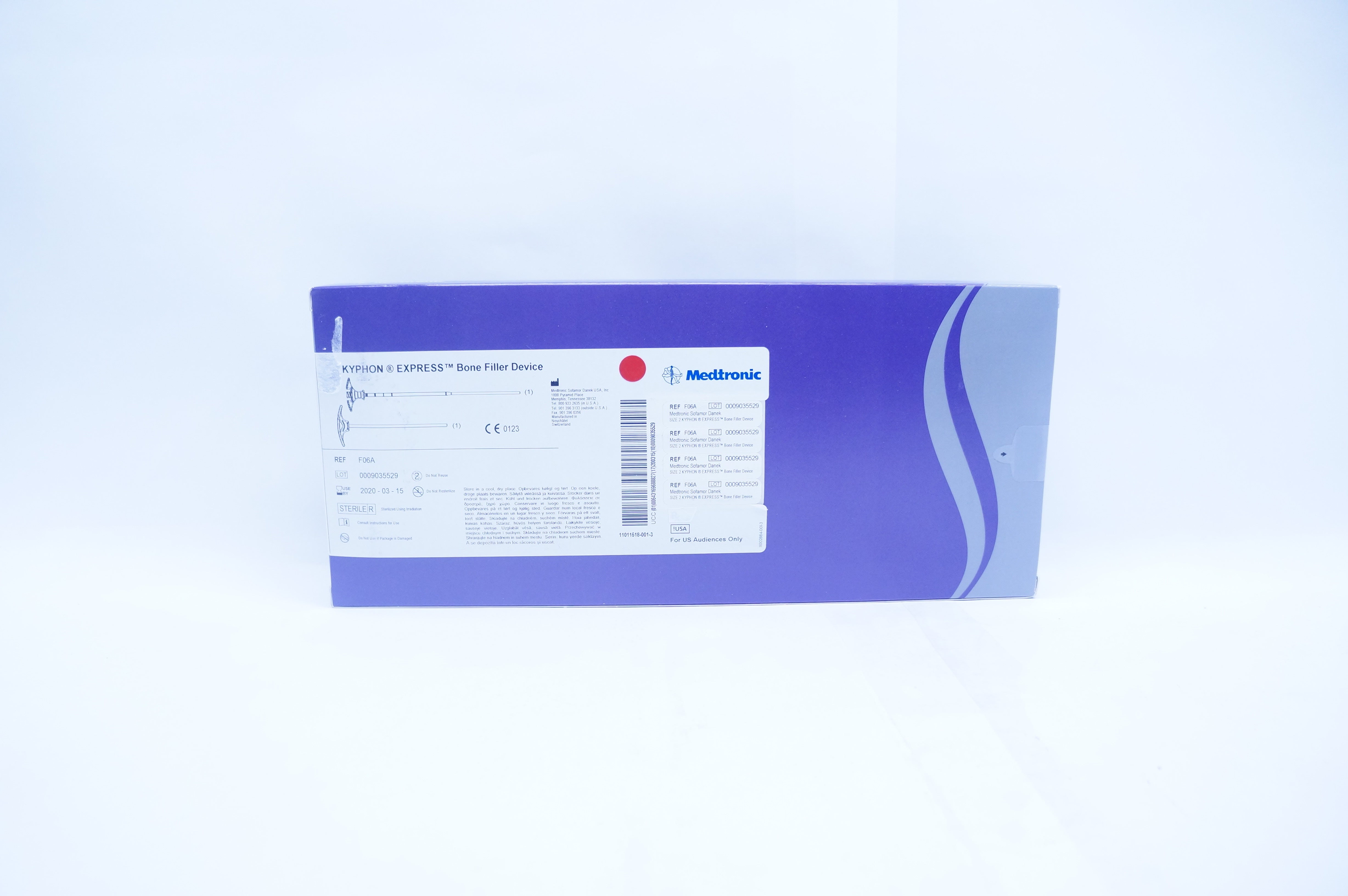 Medtronic F06A Sofamor Danek Kyphon Express Bone Filler Device Size 2 (x)