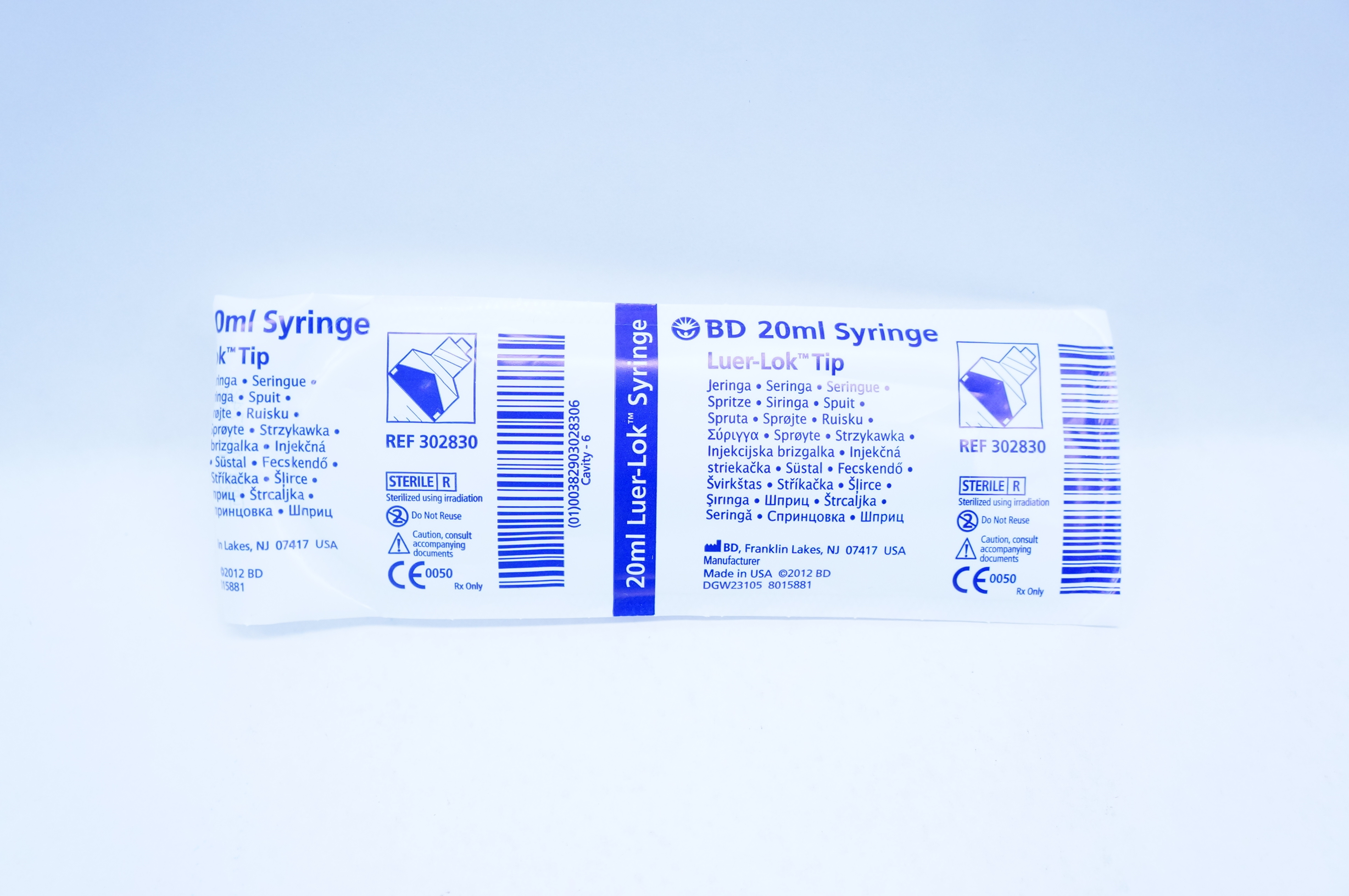 BD 302830 20ml Syringe Luer-Lok Tip (x)