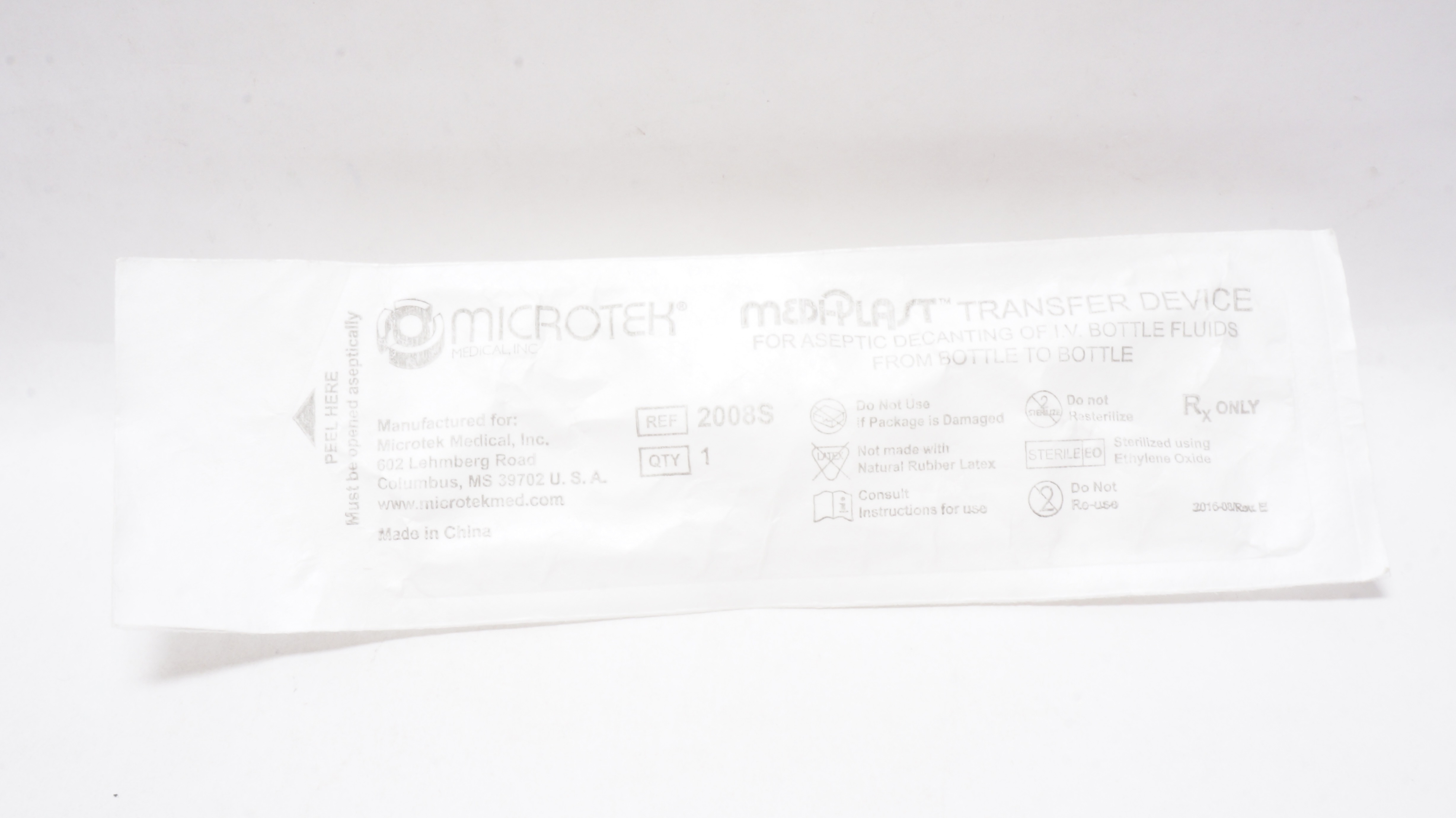 Microtek 2008S Medi-Plast Transfer Device (x)