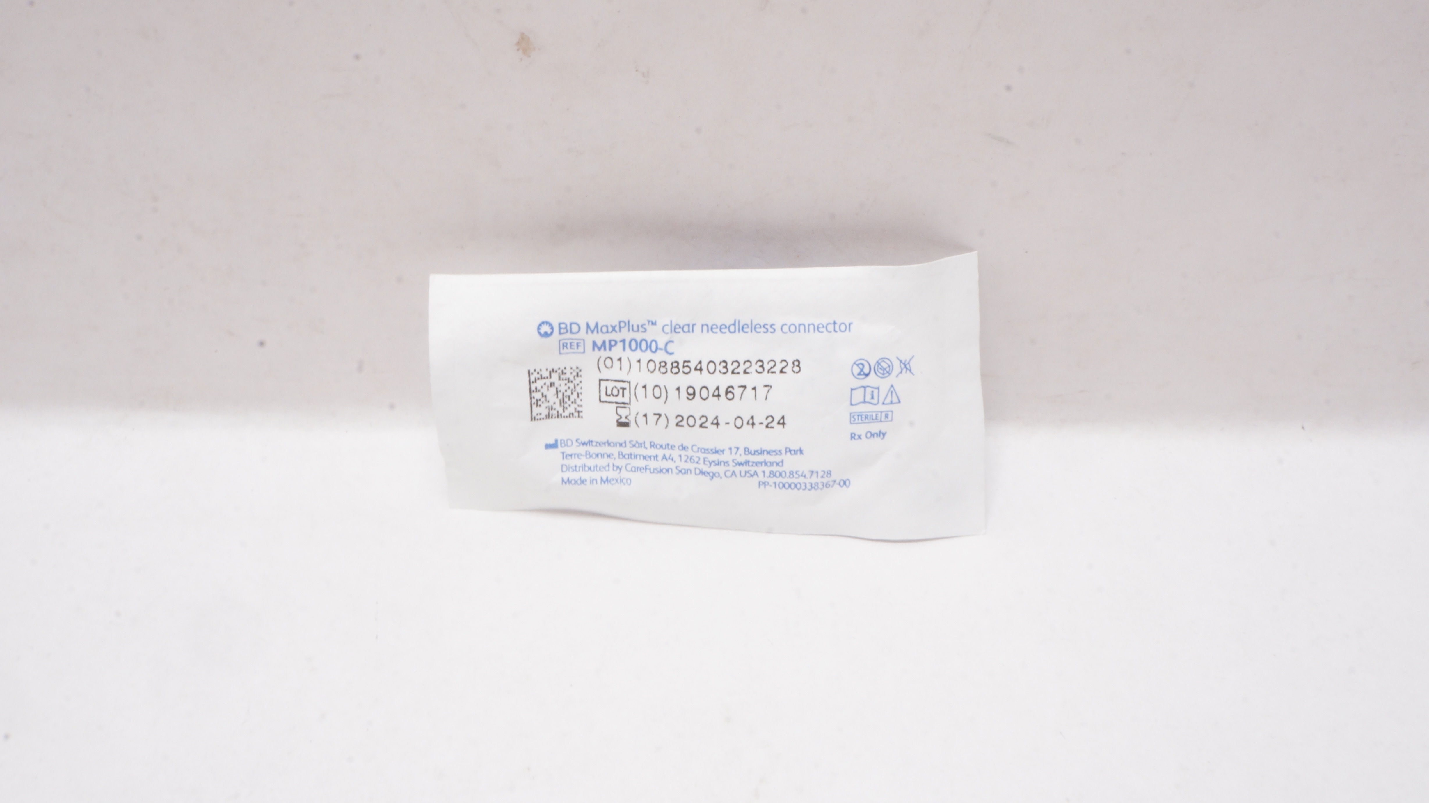 BD MP1000-C MaxPlus Clear Needleless Connector