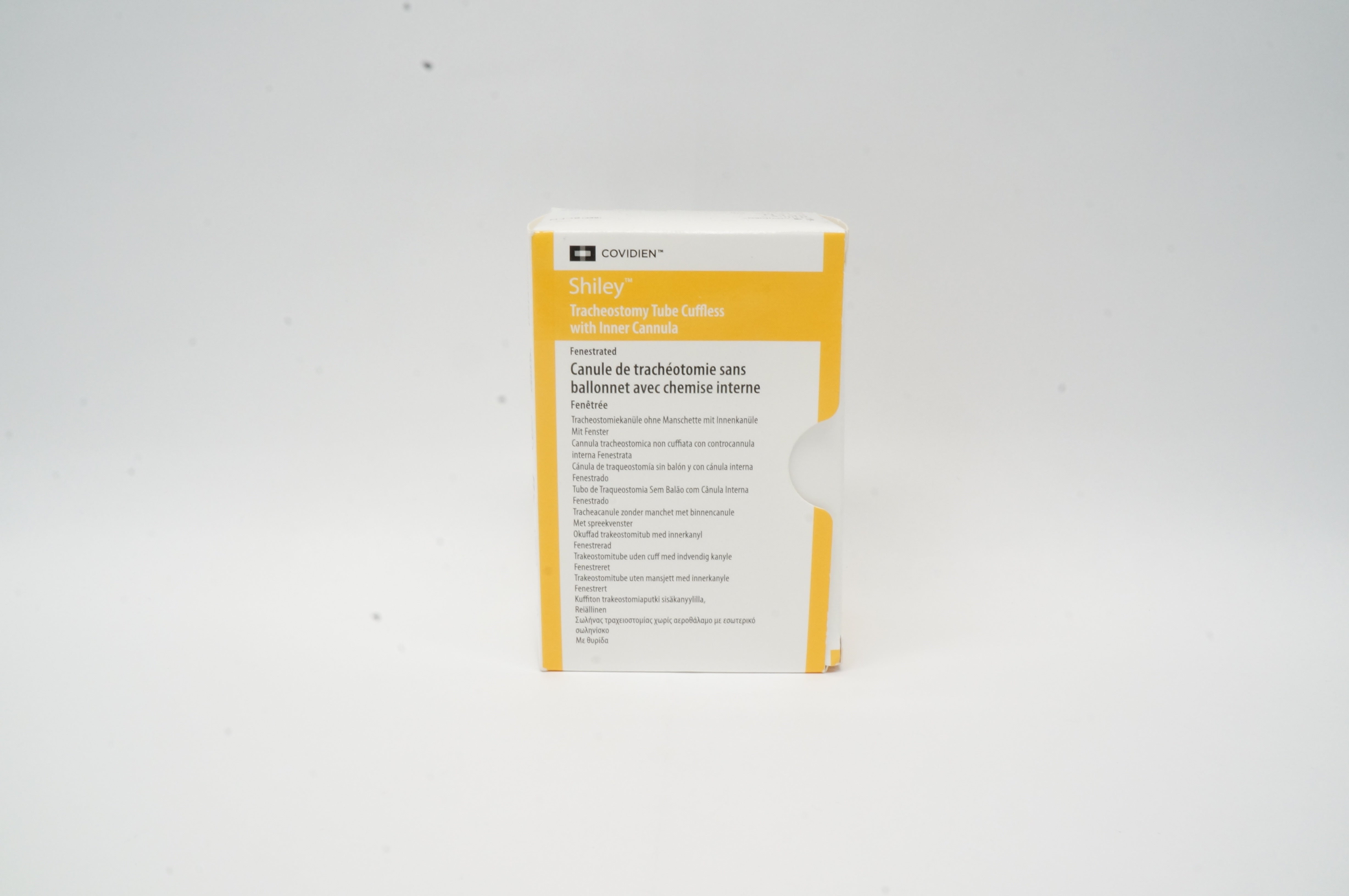 Covidien 8CFN Shiley Tracheostomy Tube Cuffless 7.6mm ID, 12.2mm OD (x)