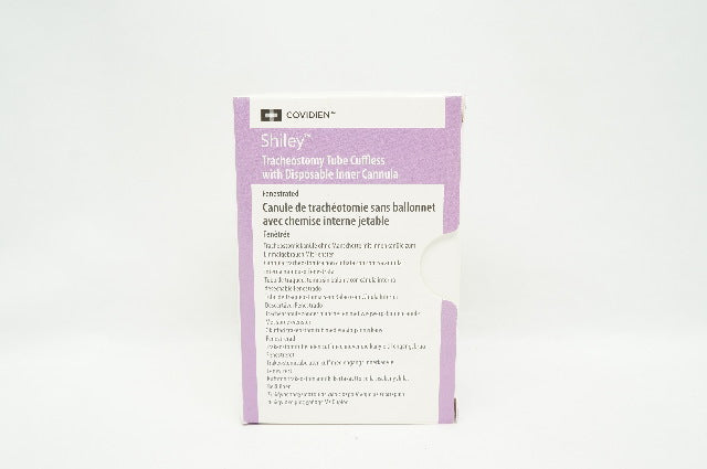 Covidien 4DCFN Shiley Tracheostomy Tube Cuffless 5.0mm ID x 9.4mm OD x 62m (x)