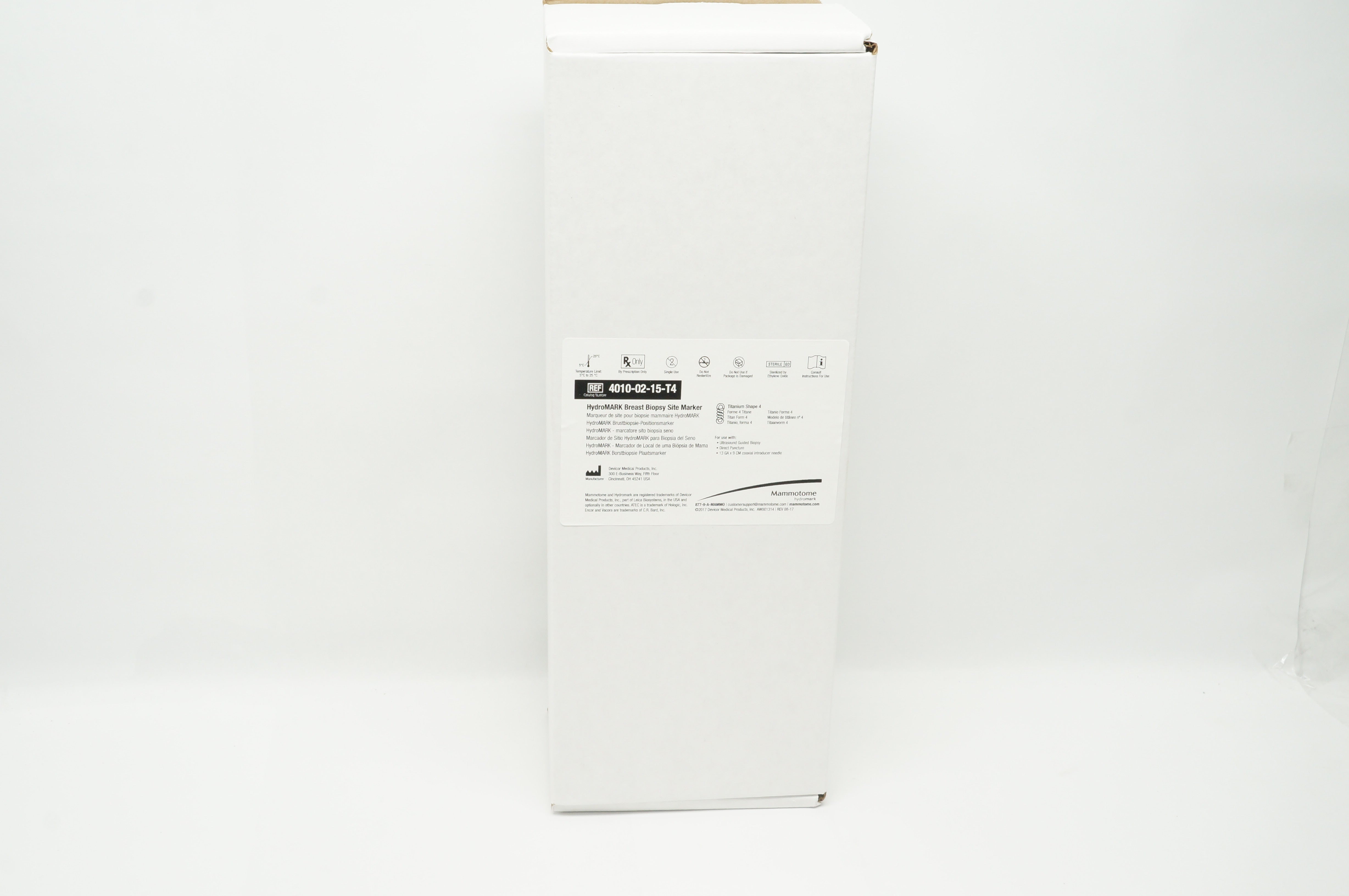 Devicor Medical 4010-02-15-T4 HydroMark Breast Biopsy Site Market - Box of 10