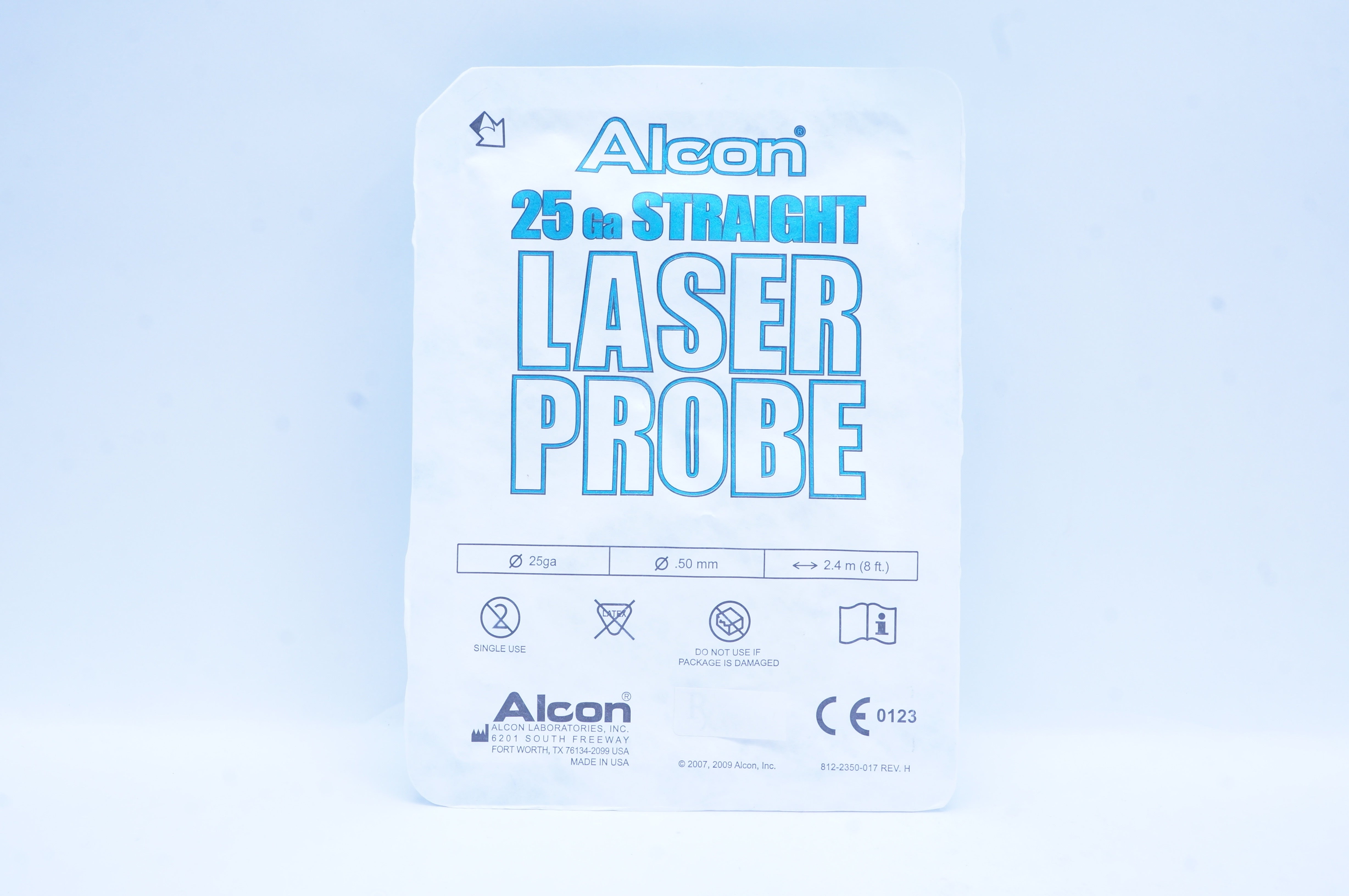 Alcon 8065750978 Novartis Laser Probe Straight 25Ga x 50mm x 8ft (x)